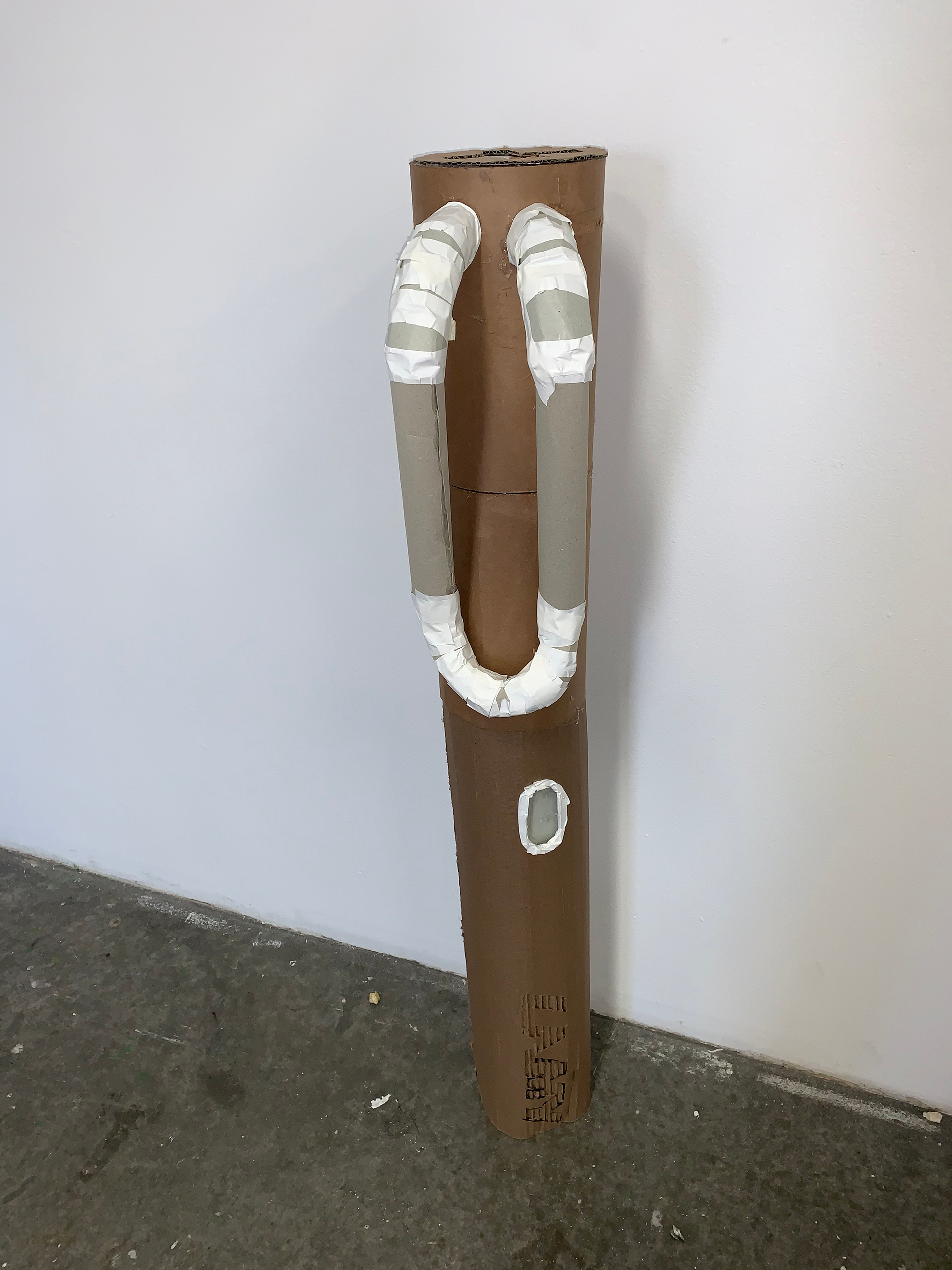 Lamy calligraphy pen scaled up to 4.5 feet out of cardboard