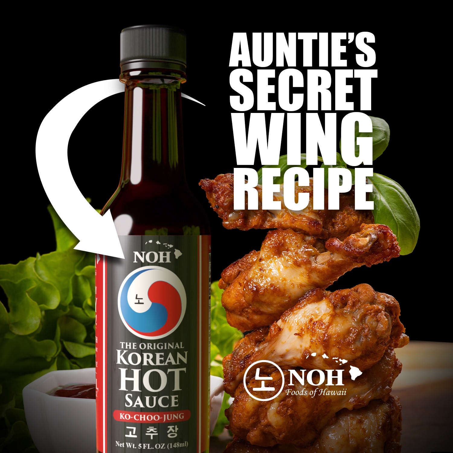 Auntie’s secret is out. Add a sweet, savory, spicy Korean kick to your next batch of wings with NOH Korean Hot Sauce. Perfect for game day, family nights, or anytime you want big flavor. 🔥🍗 #NOHFoods #KoreanHotSauce #WingRecipe #SweetSavorySpicy #Foodie