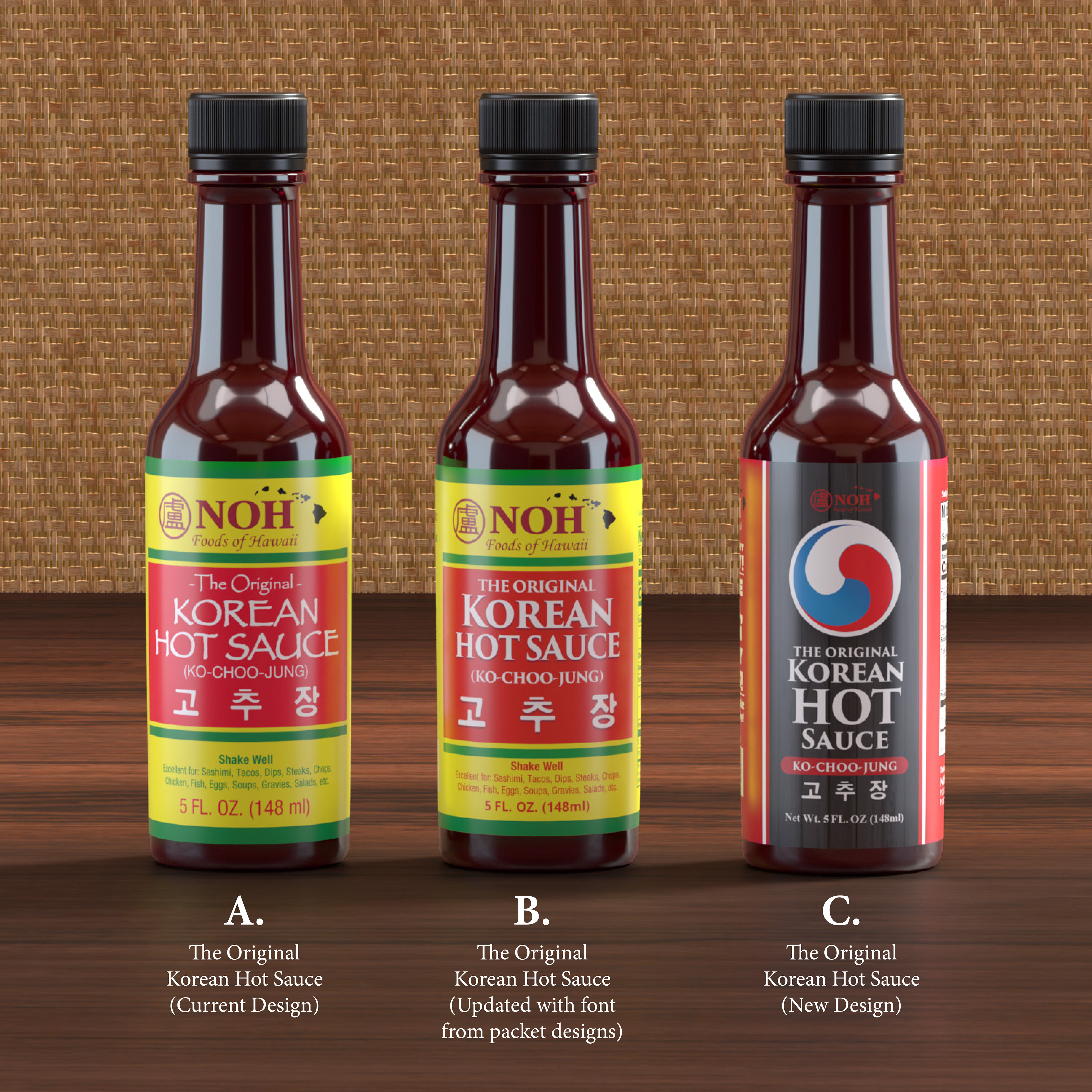 This rebrand transformed a traditional Korean hot sauce into a modern consumer brand optimized for today's retail environment. The project included brand strategy, packaging redesign, visual identity development, and shelf-impact optimization. The resulting system created a more distinctive brand presence, improved product navigation, and established a scalable foundation for future SKU expansion.