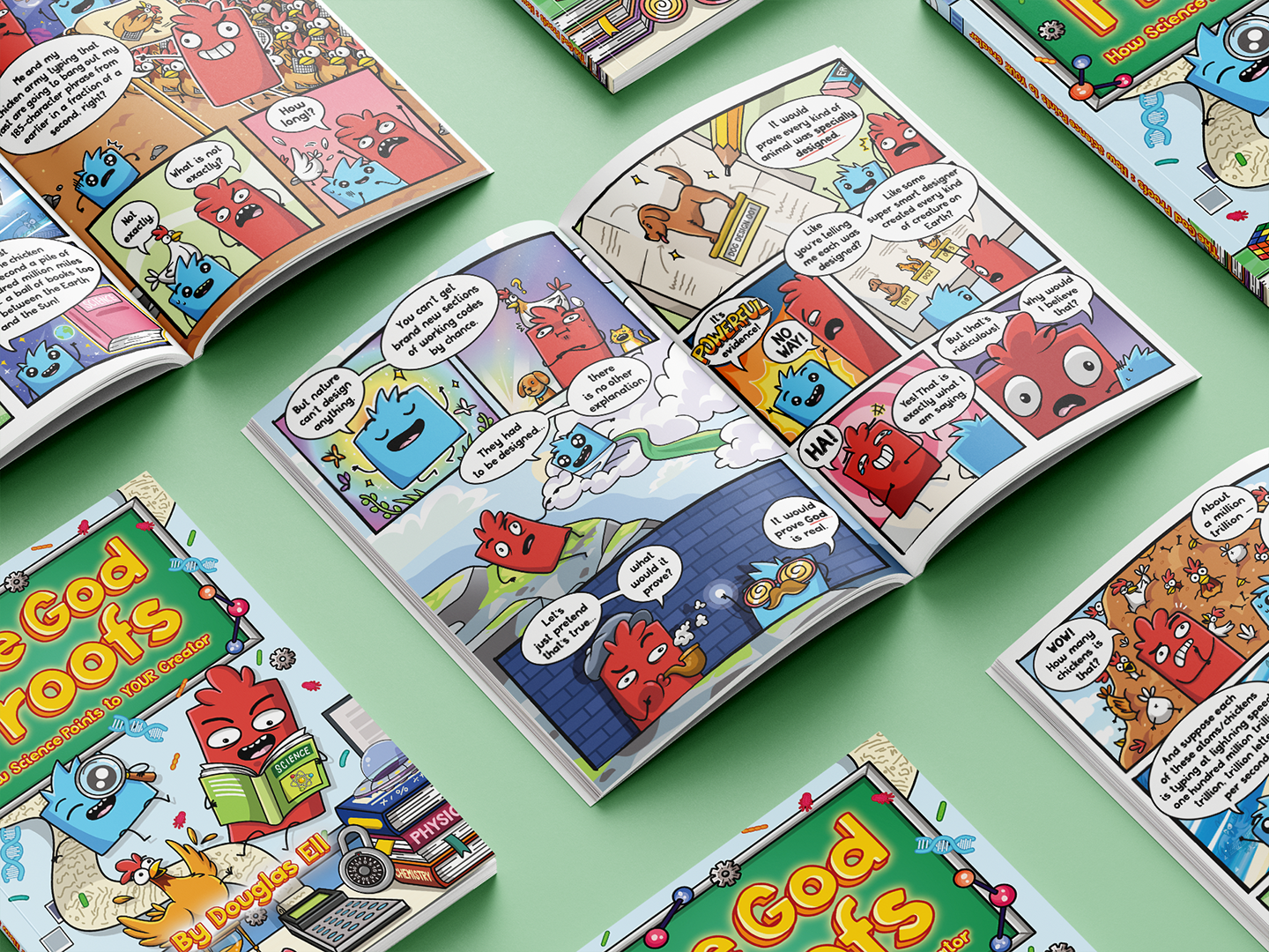 A full-color graphic novel illustrated by Kaonashi Studio, featuring over 200 pages of intricate artwork that explores thought-provoking themes.