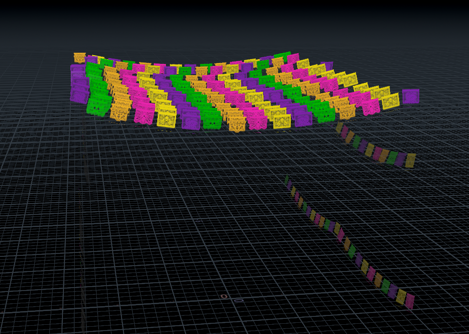 Schnüre und Papel Picado