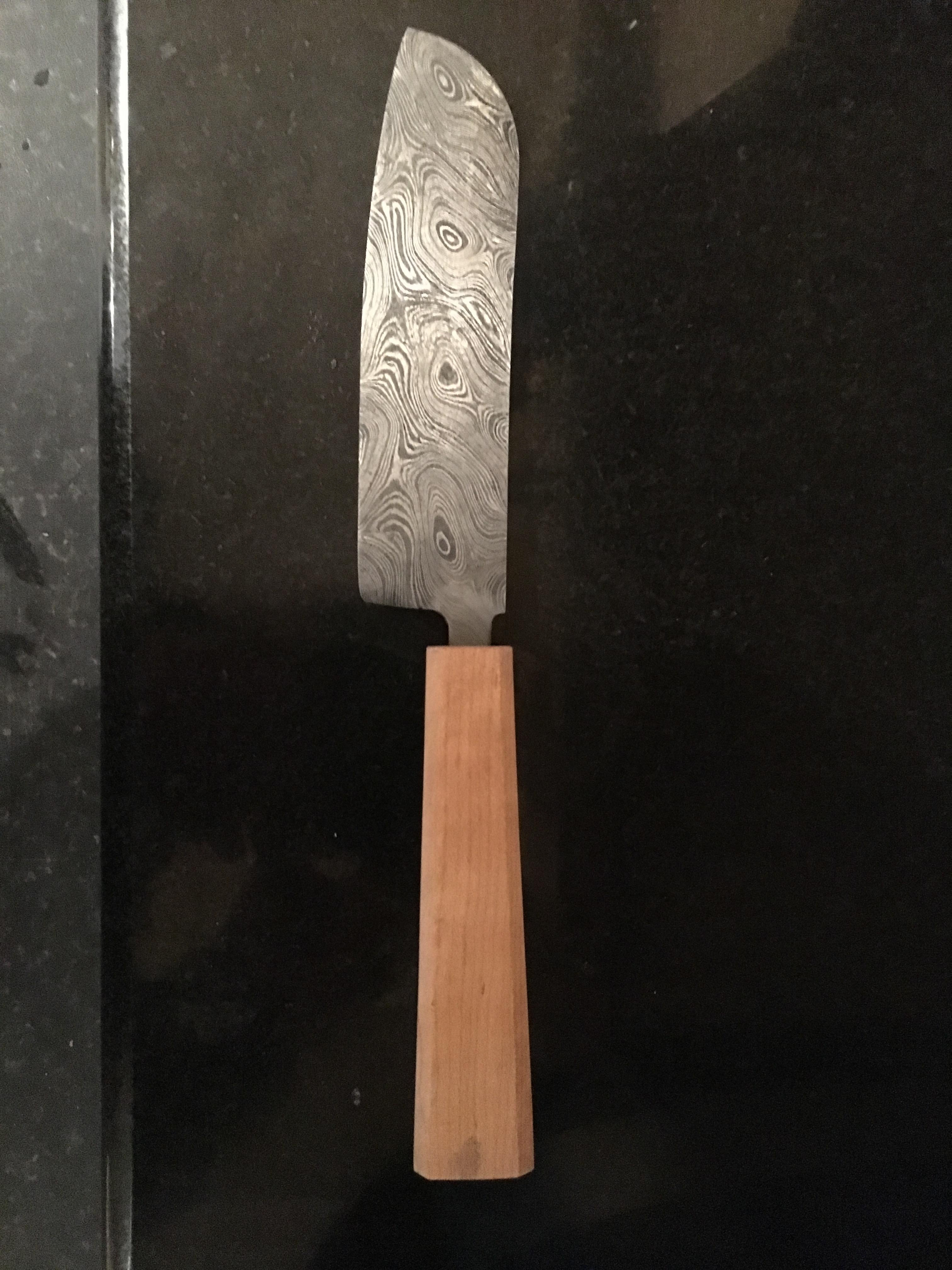 Finished handled knife