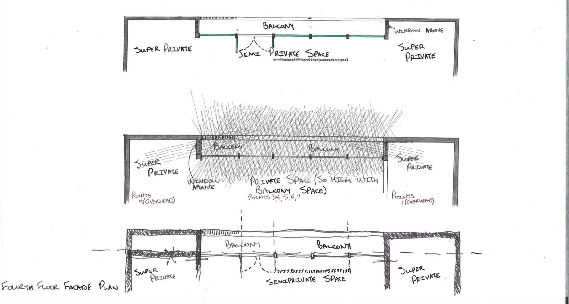 4TH FLOOR FACADE PLAN DESIGN
