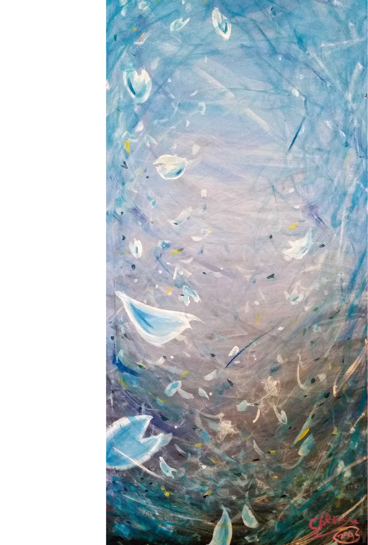 No.90 桜雨