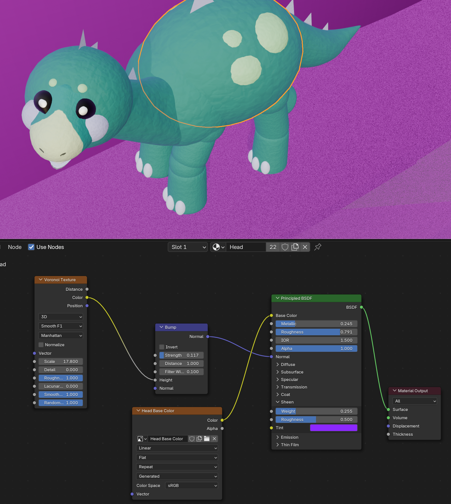 Made Bumpy Skin Texture