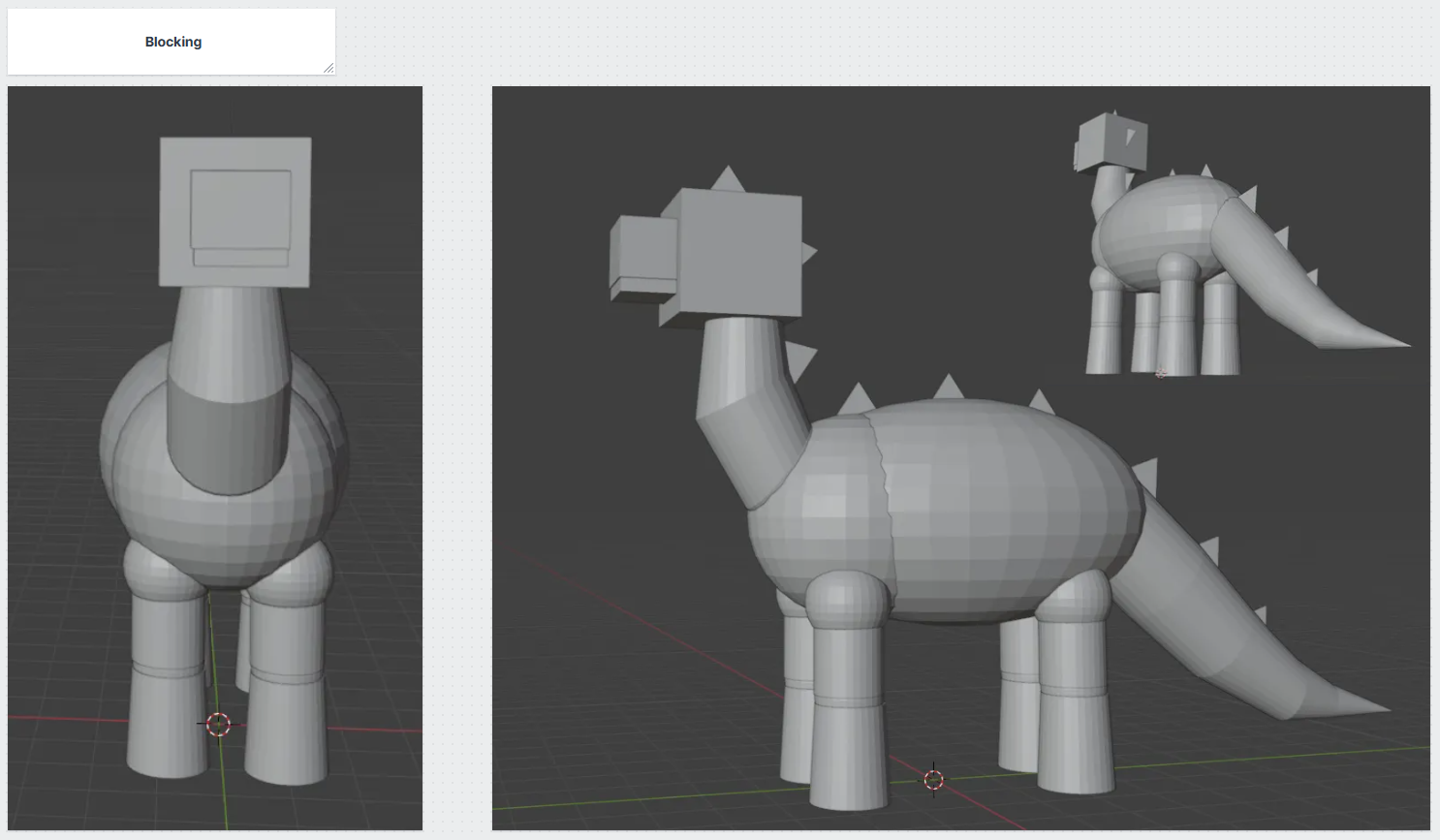 Blender Blocking Phase