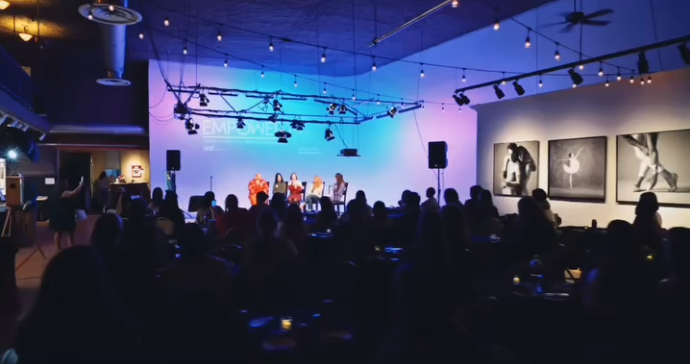 Full audience for Empower Her @ Hamilton Studio