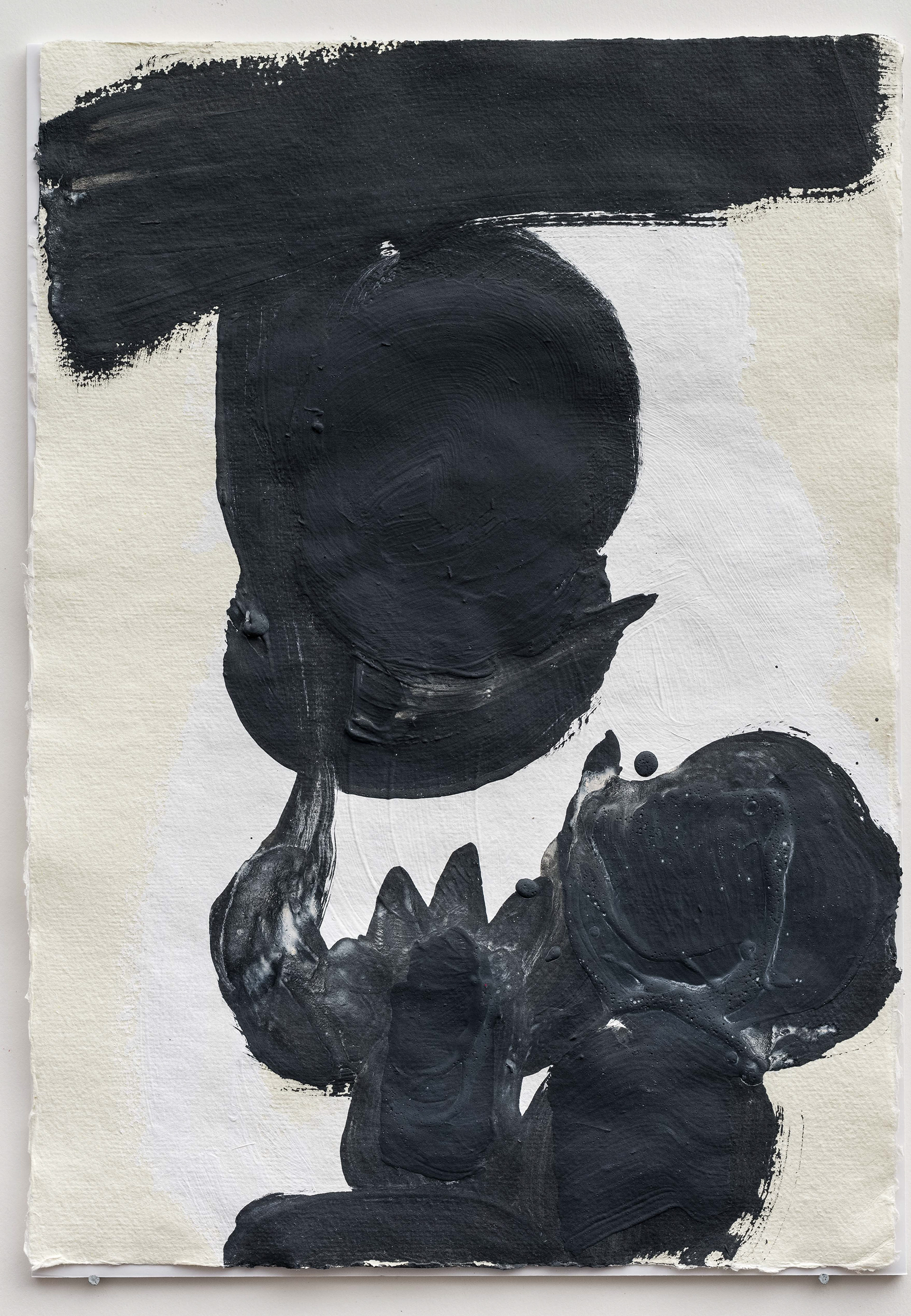 Magnetic Madonna 8 of 10, acrylics and magnetic paint on paper, 420x297 mm.