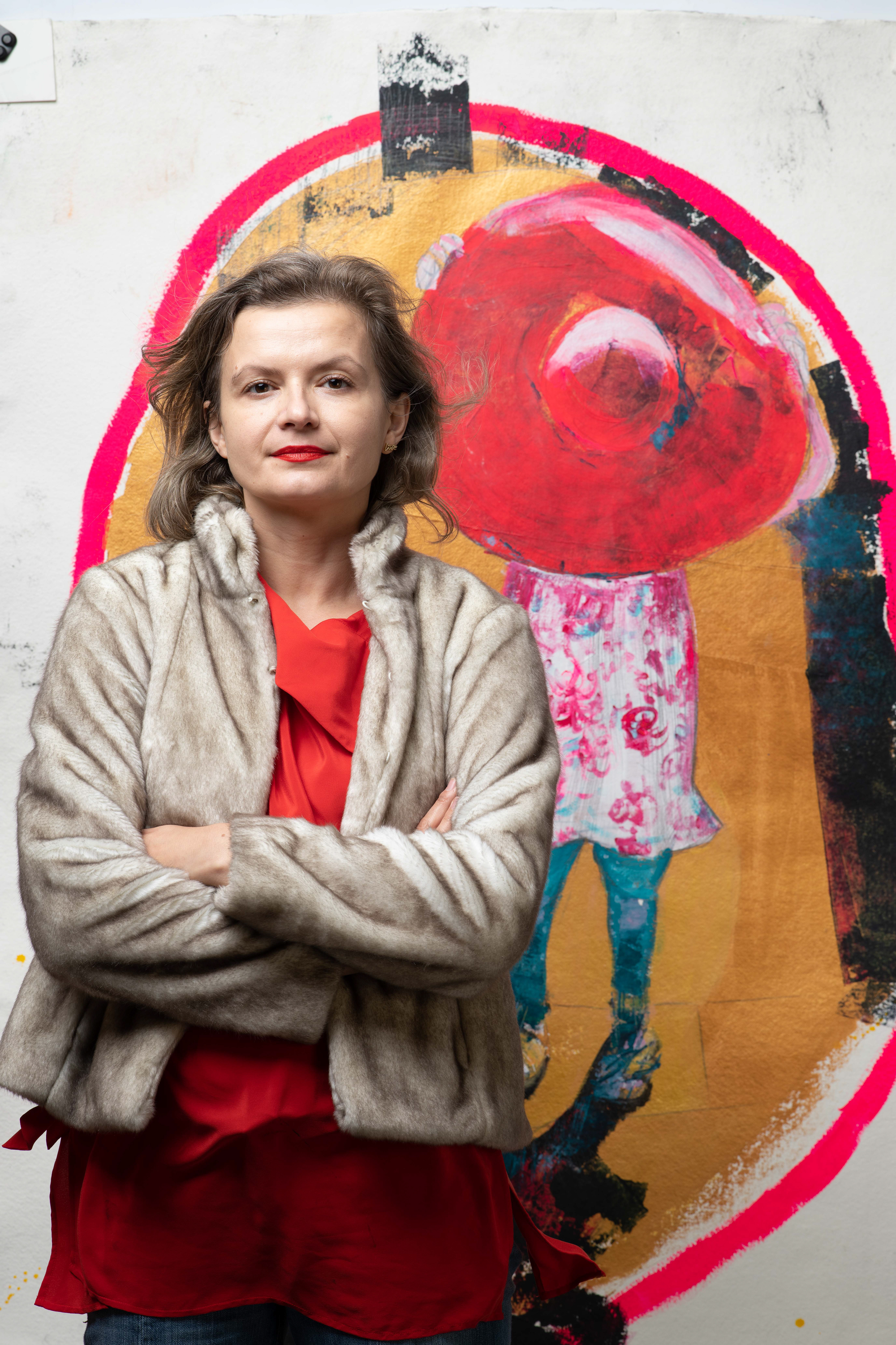 In the studio. Photographed by M.Noga.