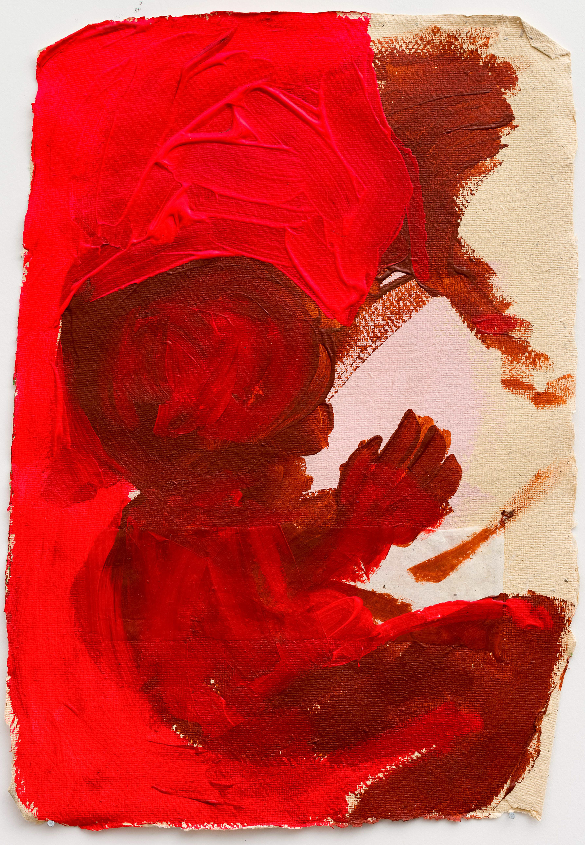 Love, mixed media on paper,  297x420 mm.