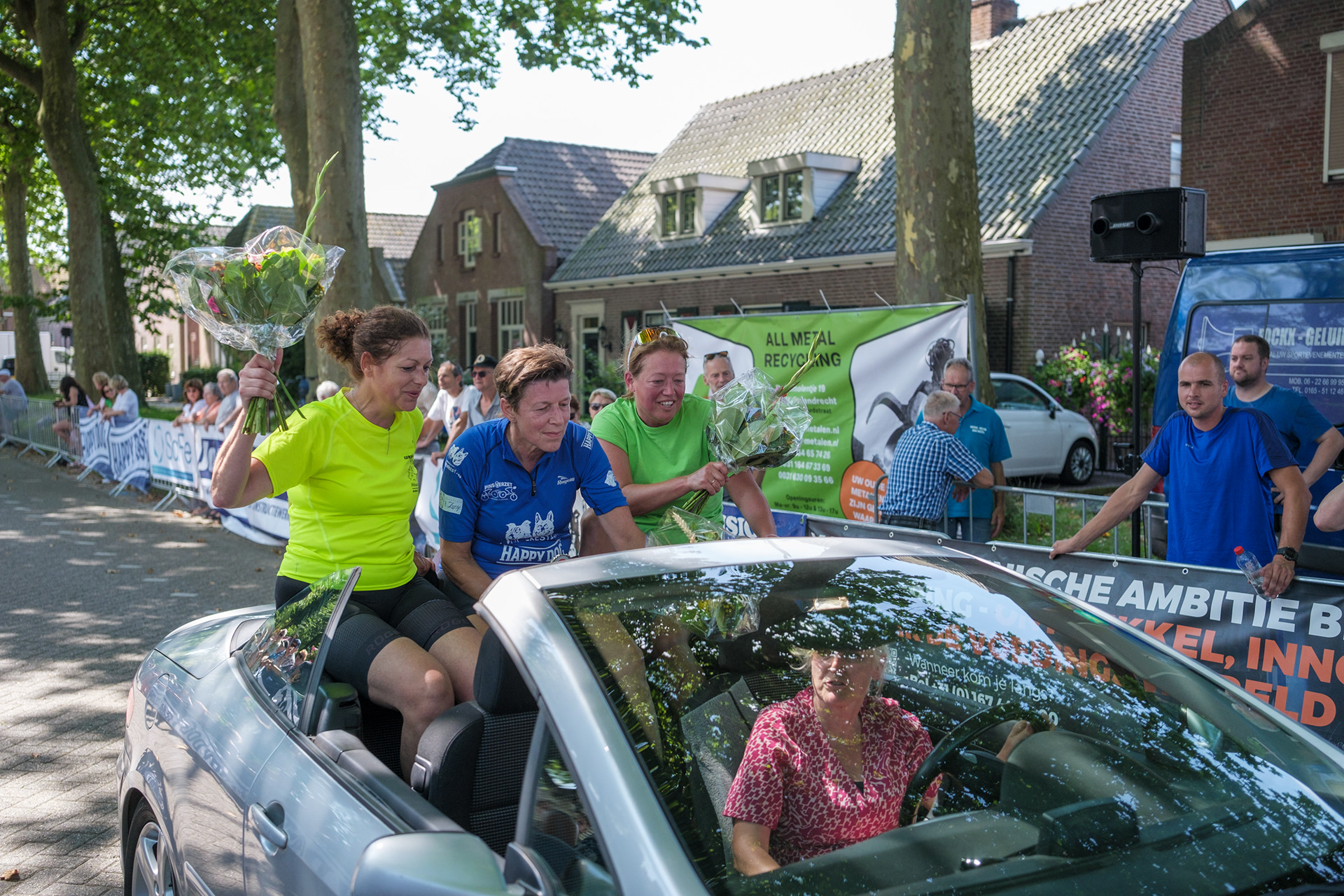 Alle winnaars werden gehuldigd