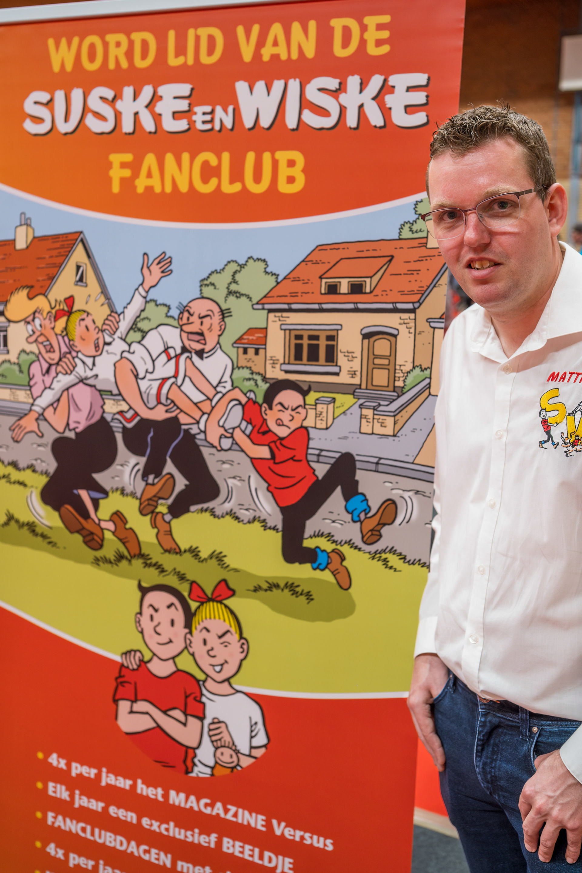 Bestuurslid Suske en Wiske fanclub
