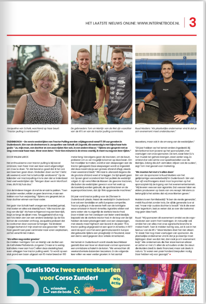 Tractor pulling Oudenbosch