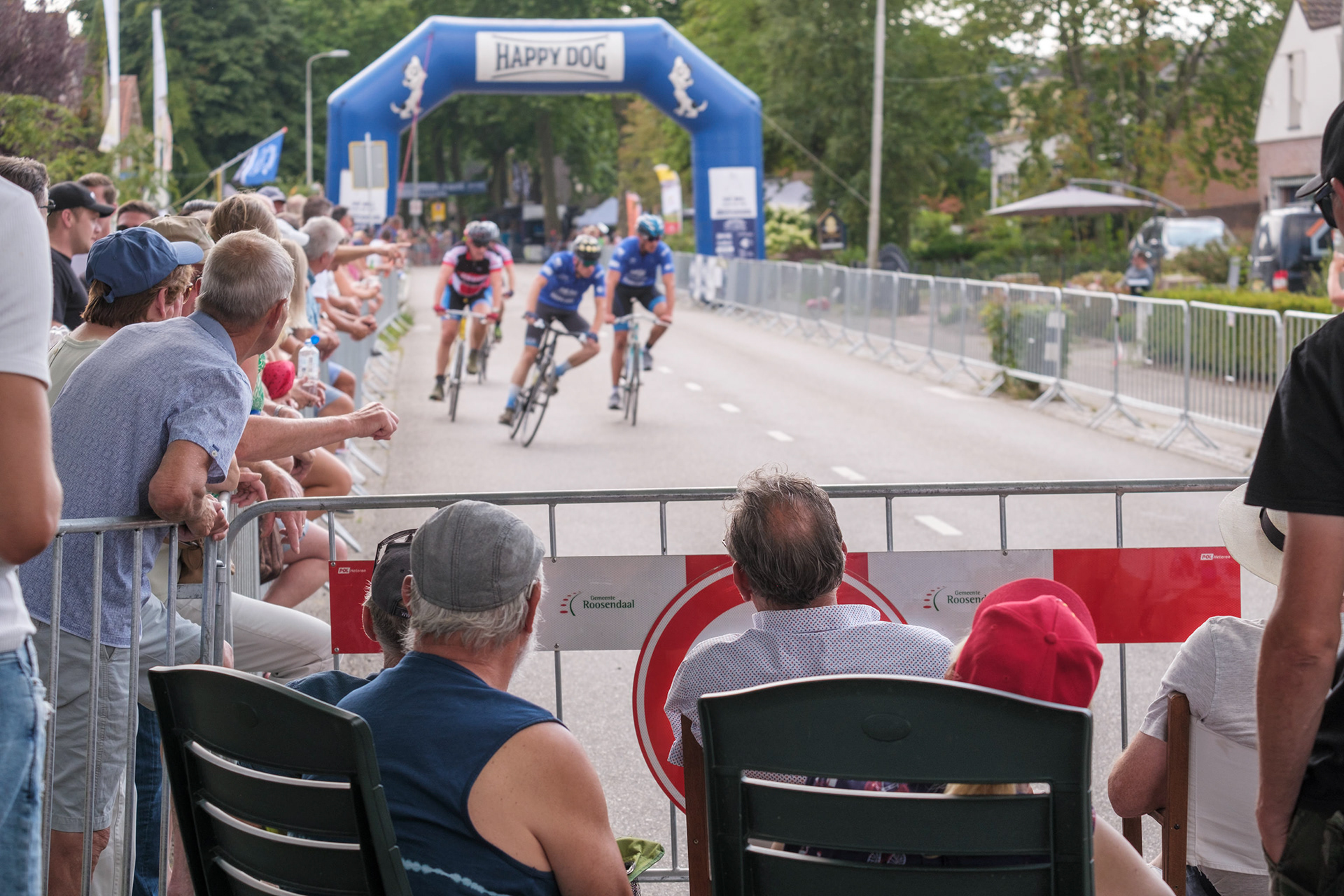 Ontspannen naar de inspanningen kijken