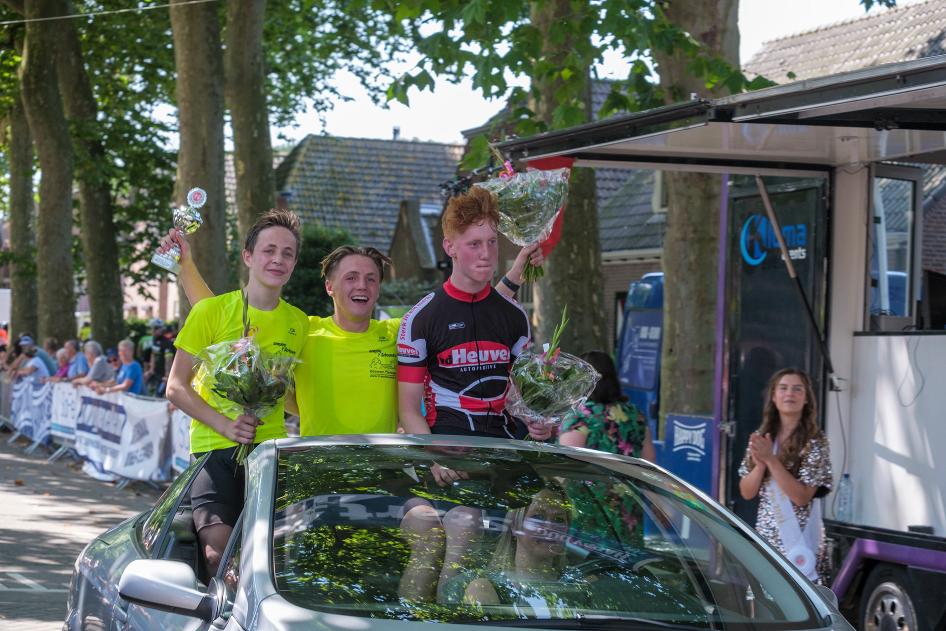 Alle winnaars werden gehuldigd