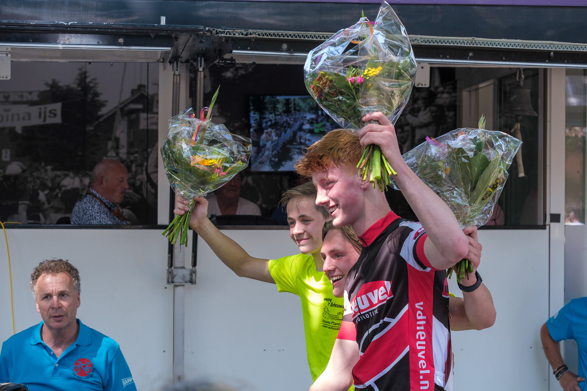 Alle winnaars werden gehuldigd