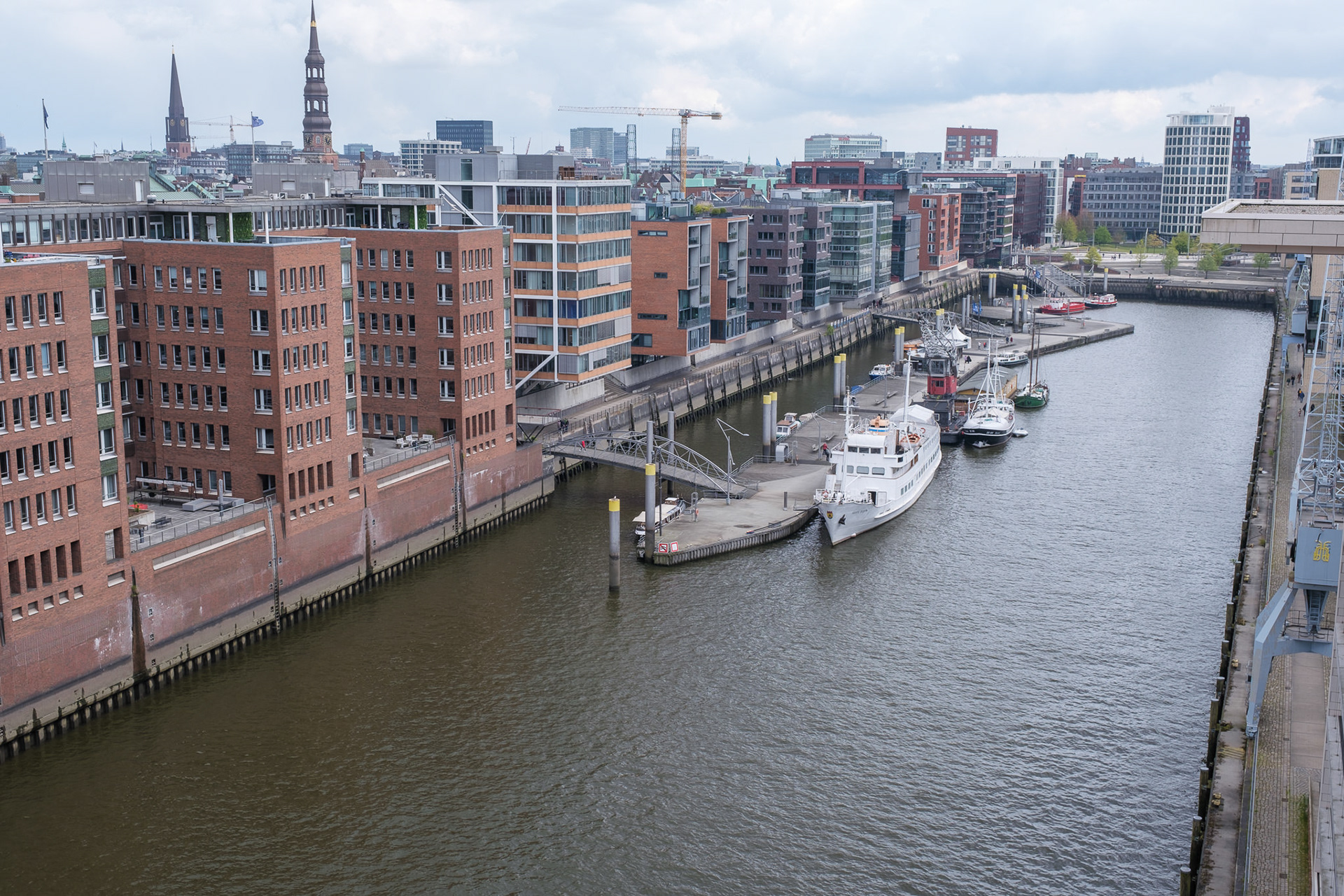 Uitzicht van de Elbphilharmony, Hamburg