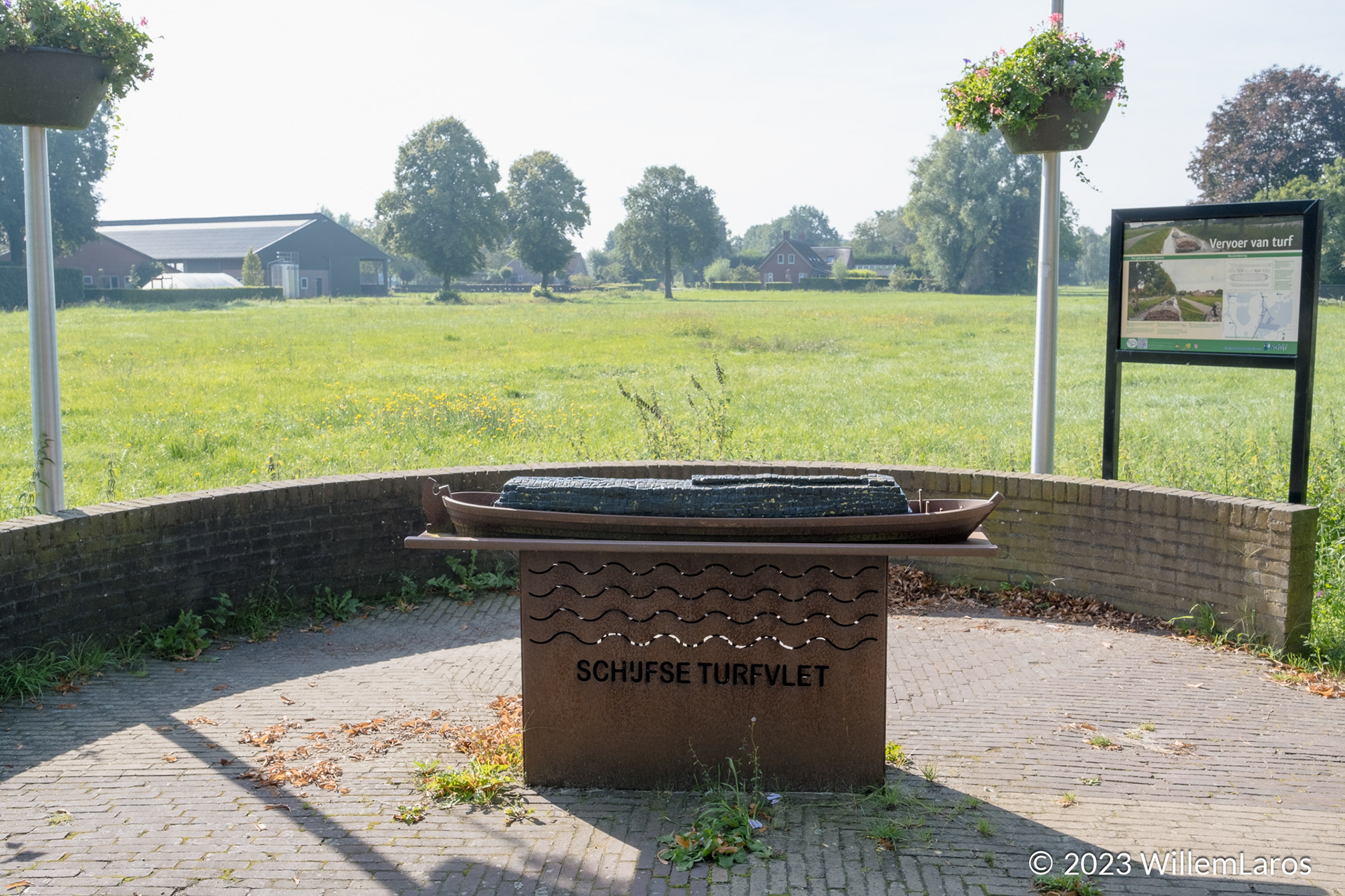 Herinnering aan het turf afgraven.
