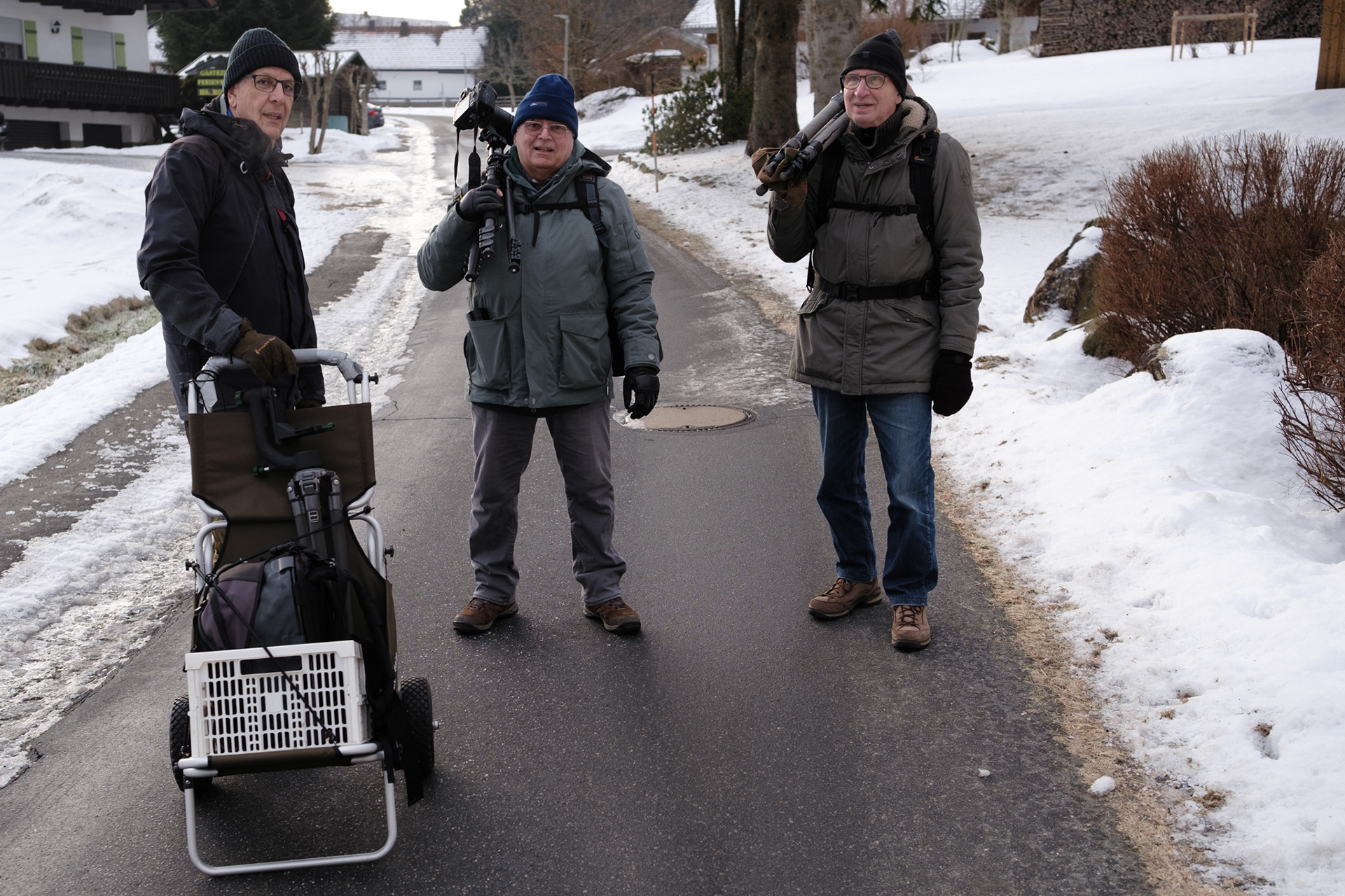 Fotomaten Adrie, Steve en Ton