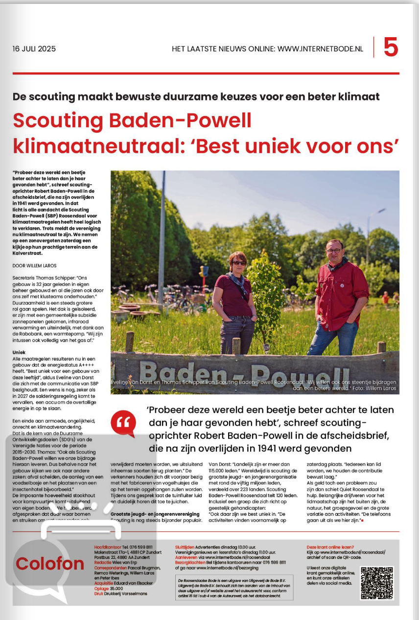 Klimaatneutraal: dat was de aanleiding