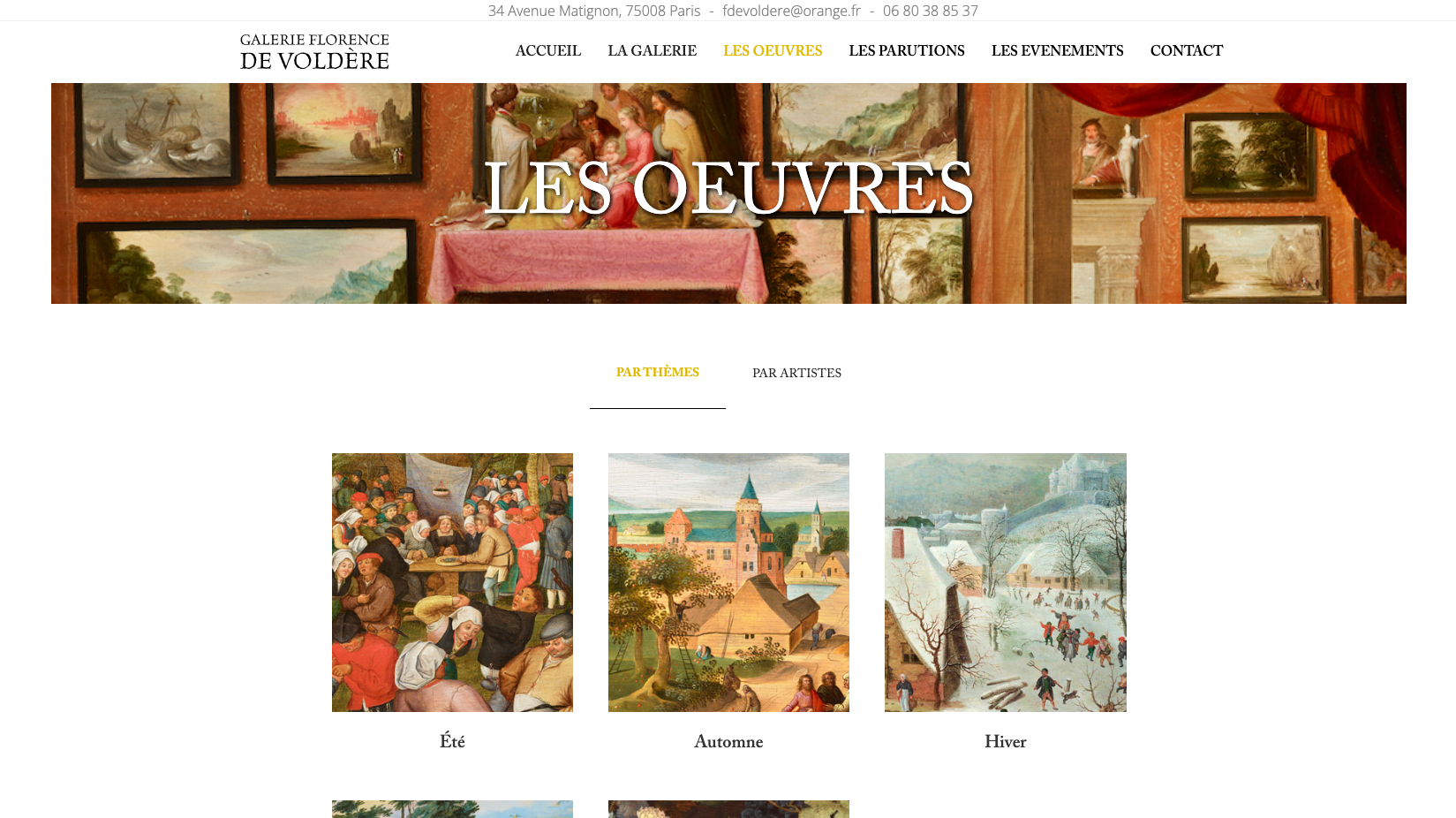 Les oeuvres