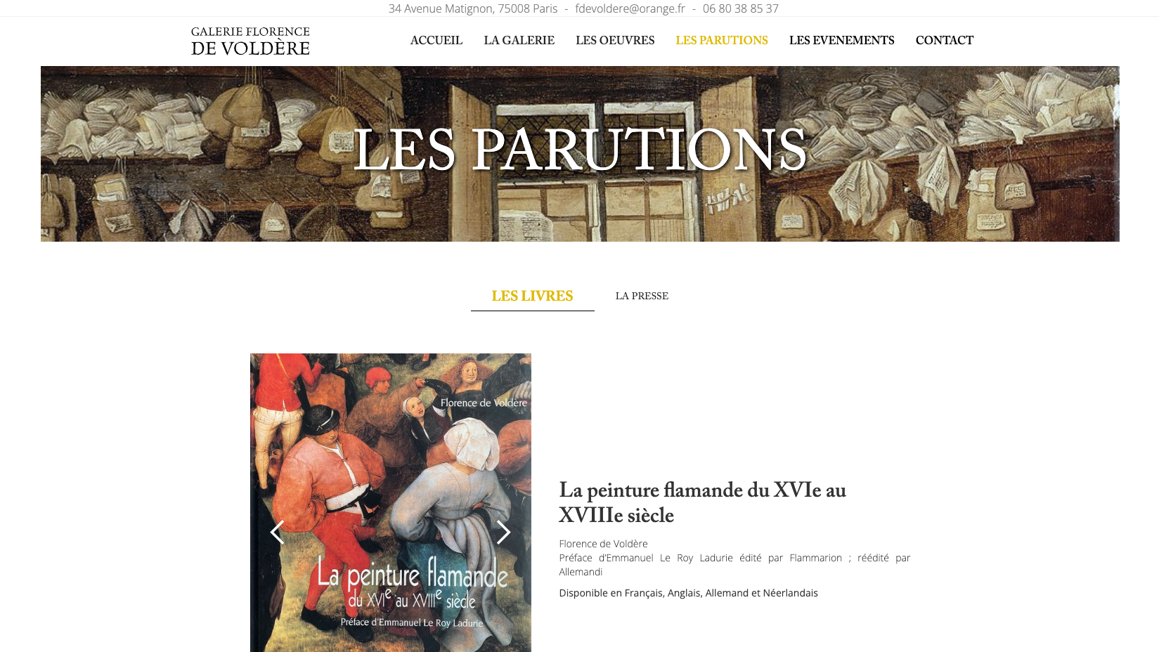 Les parutions