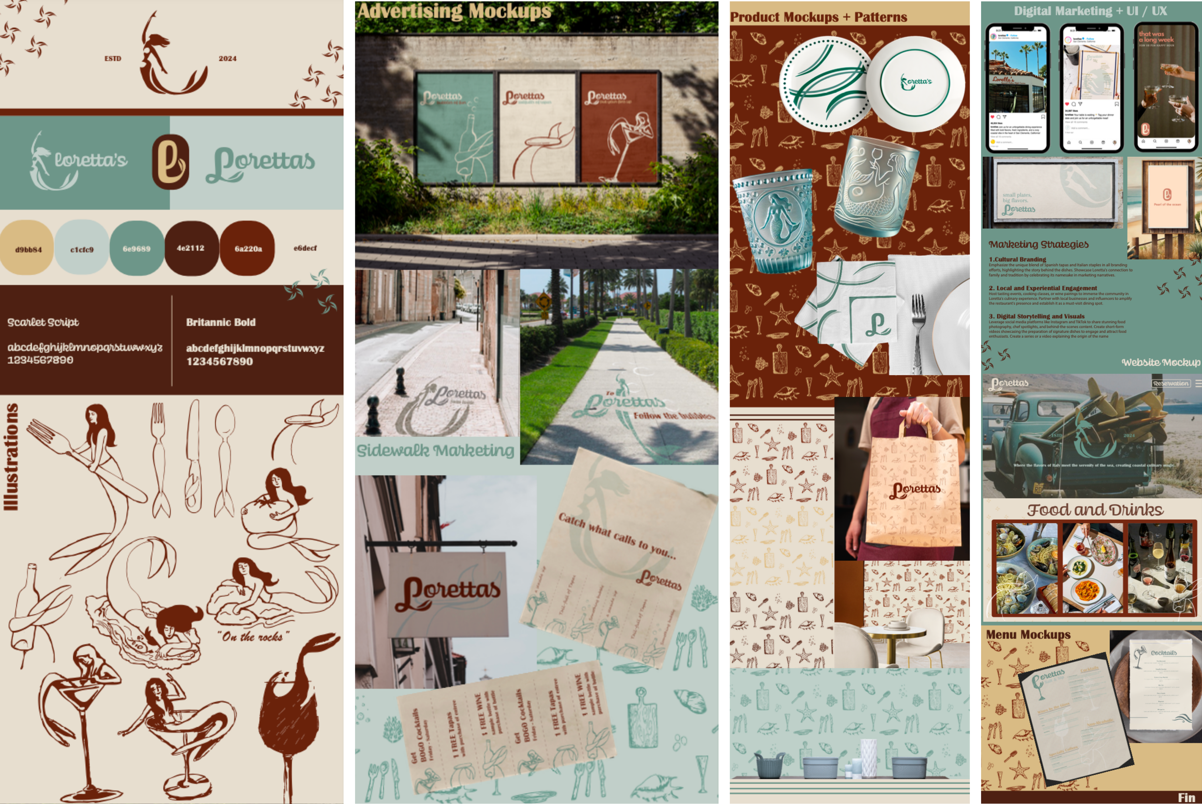 brand package for Loretta's