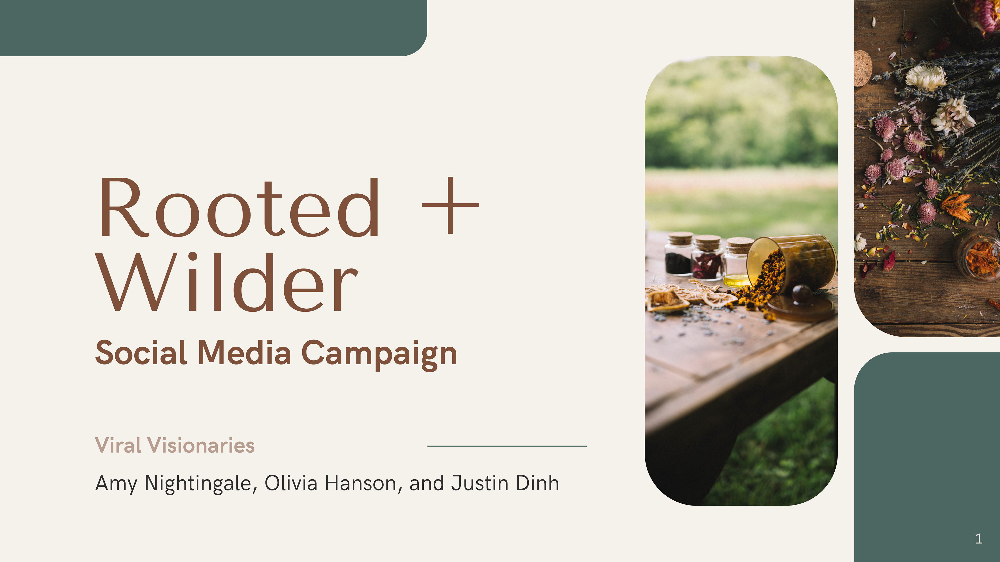 first page of a presentation