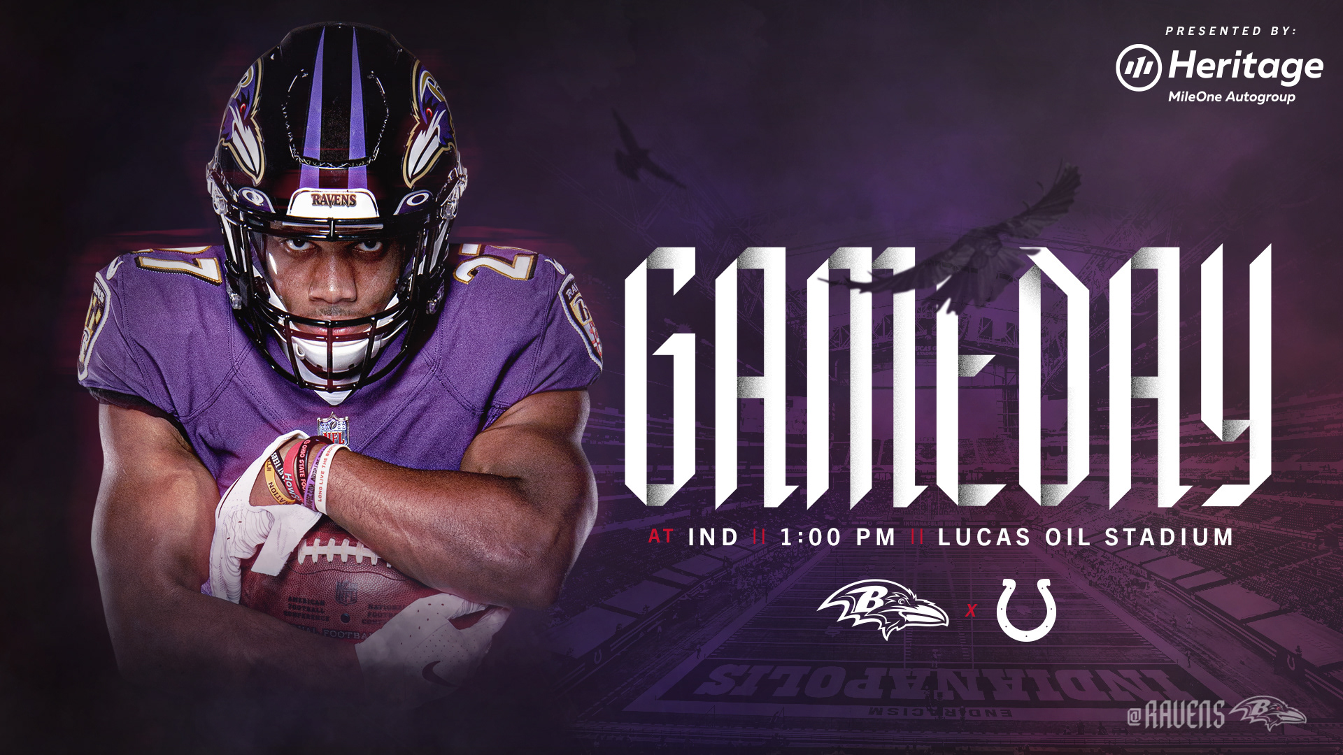 Gameday Twitter/Website Graphic