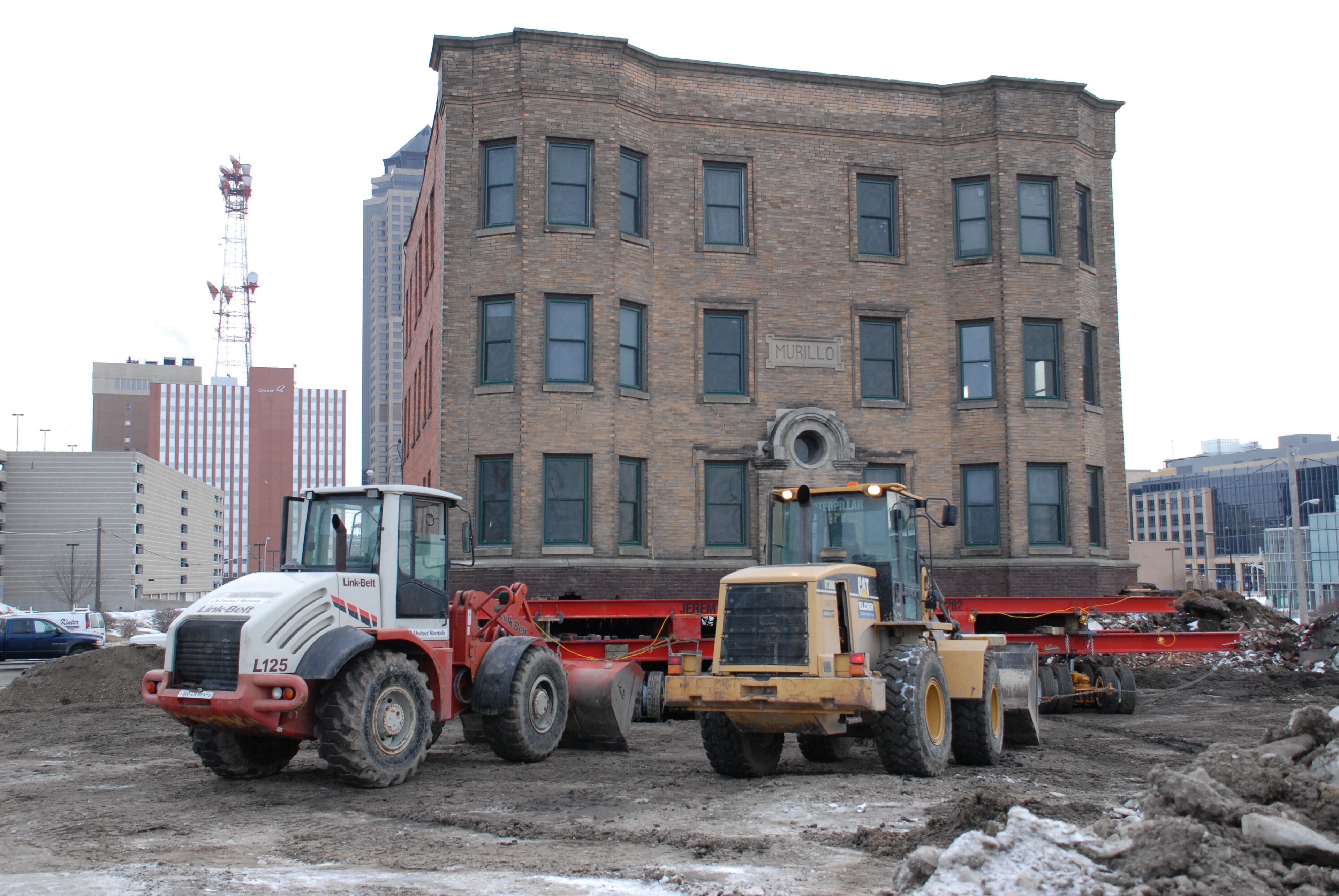 Powered wheels would not move, added construction vehicles.
