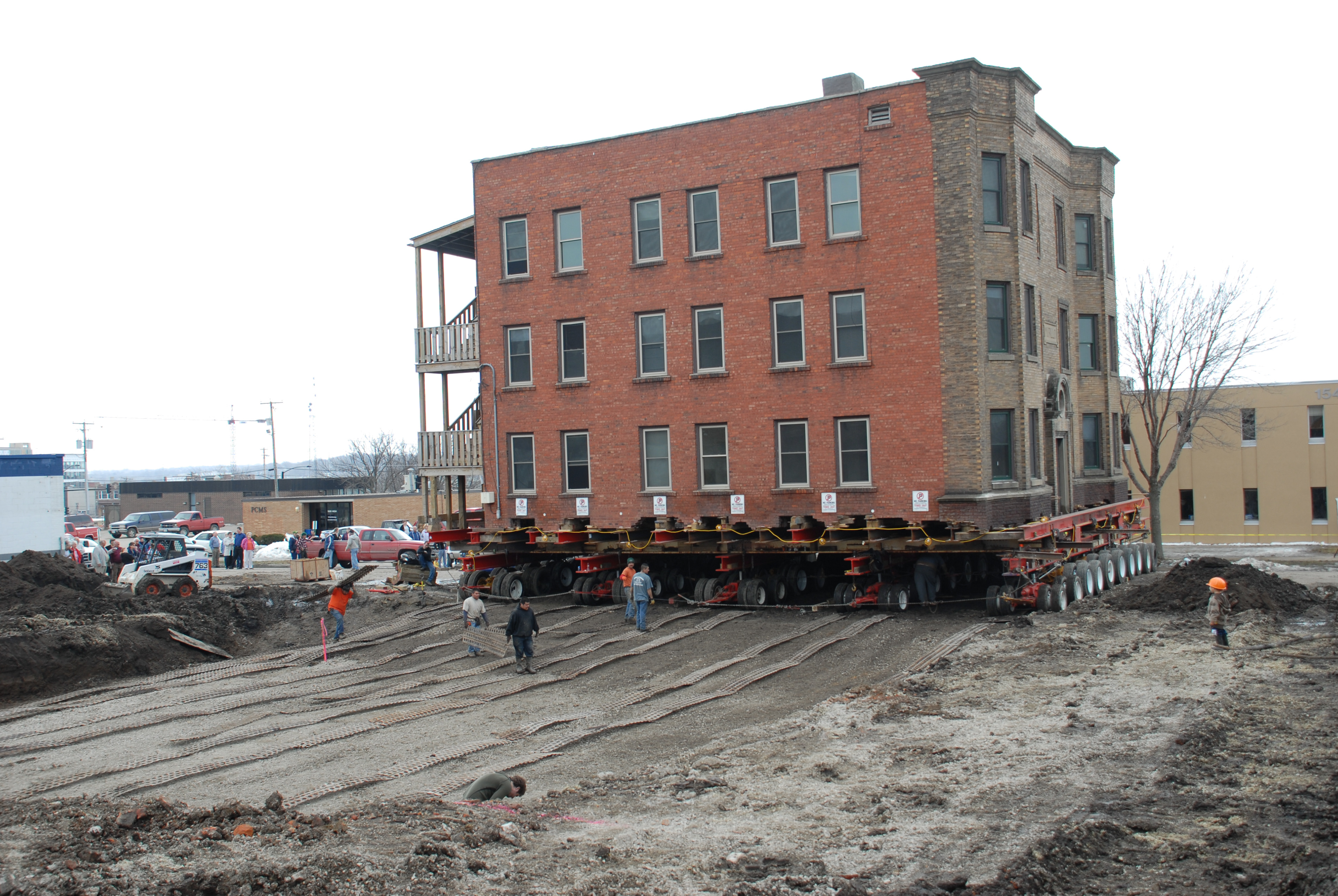 March 2, 2008 - move from road to new site