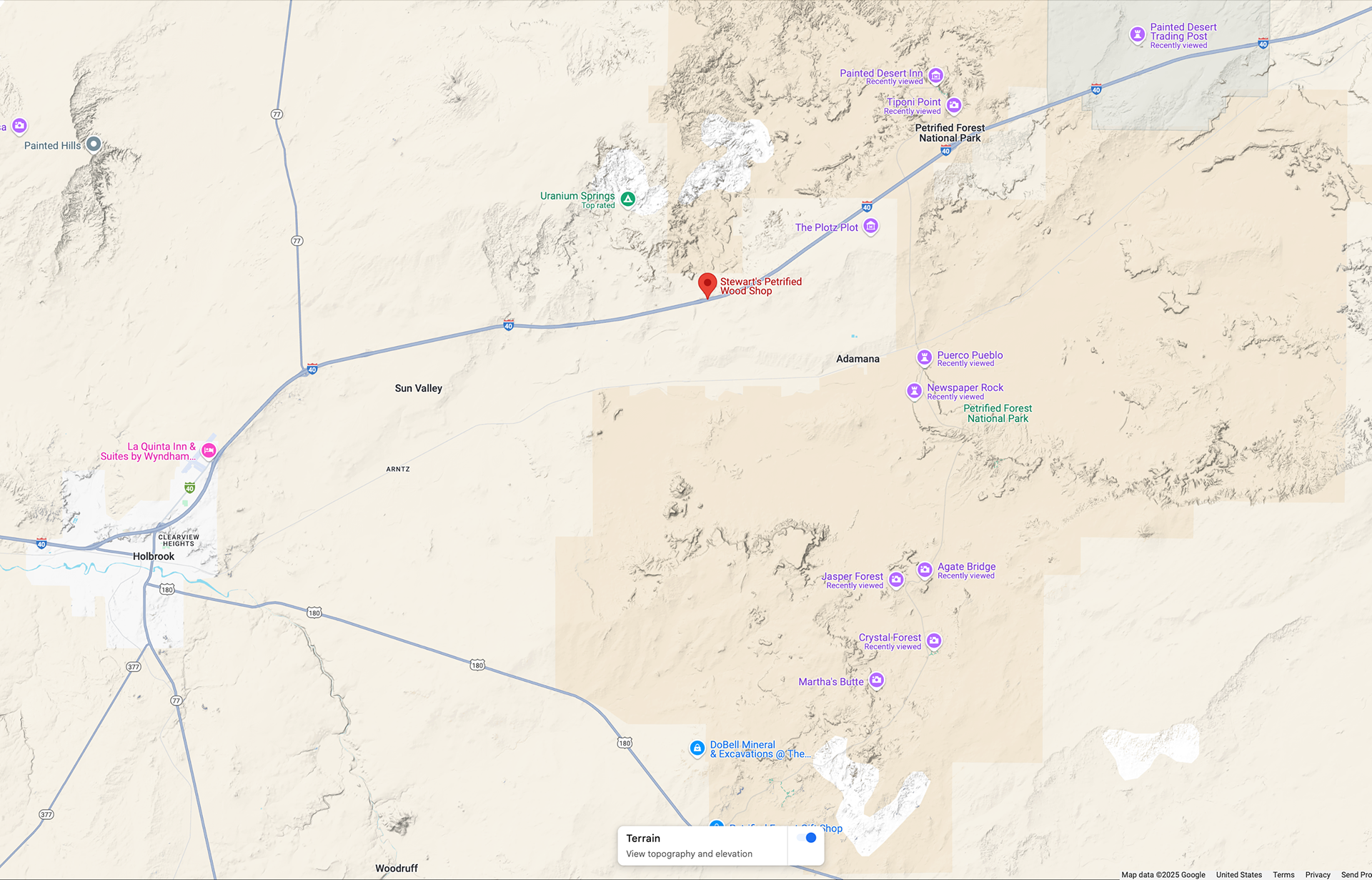 Holbrook, AZ area