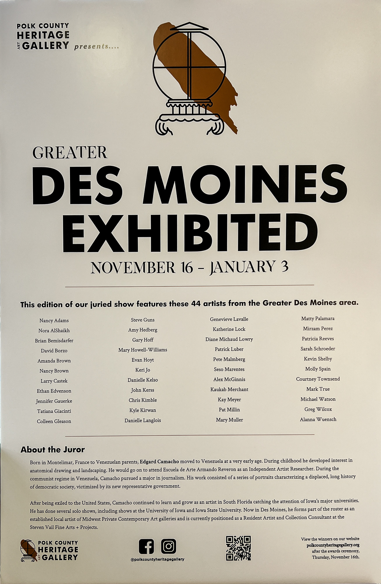 November 16, 2023 - January 3, 2024 - Polk County Heritage Gallery