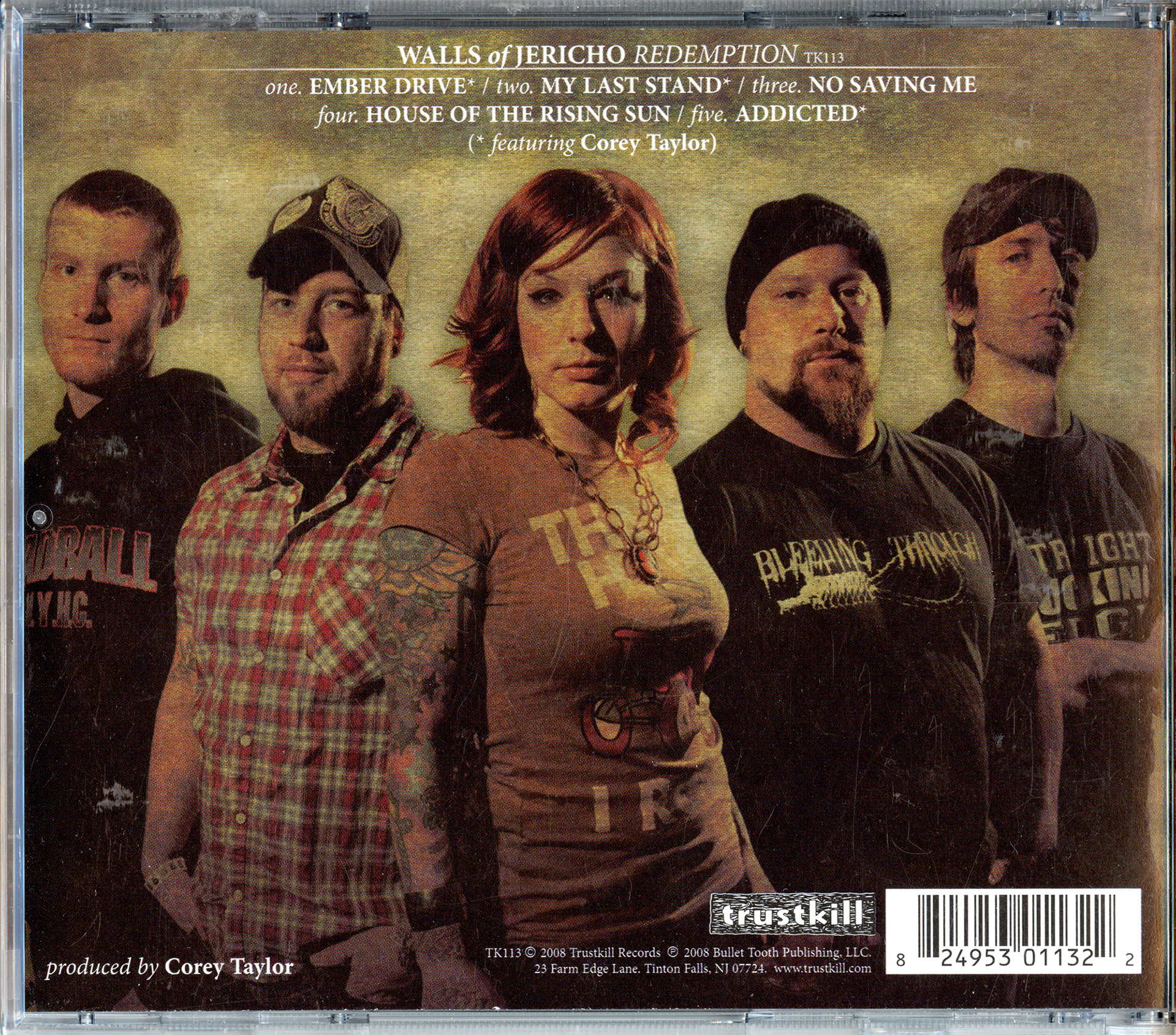 Back of CD case