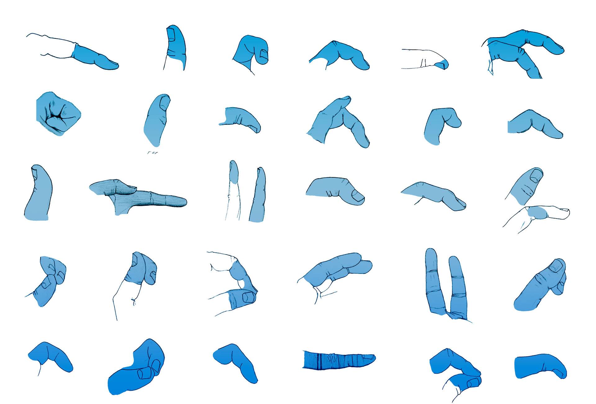 May 2022 - Collage of fingers photoshopped together