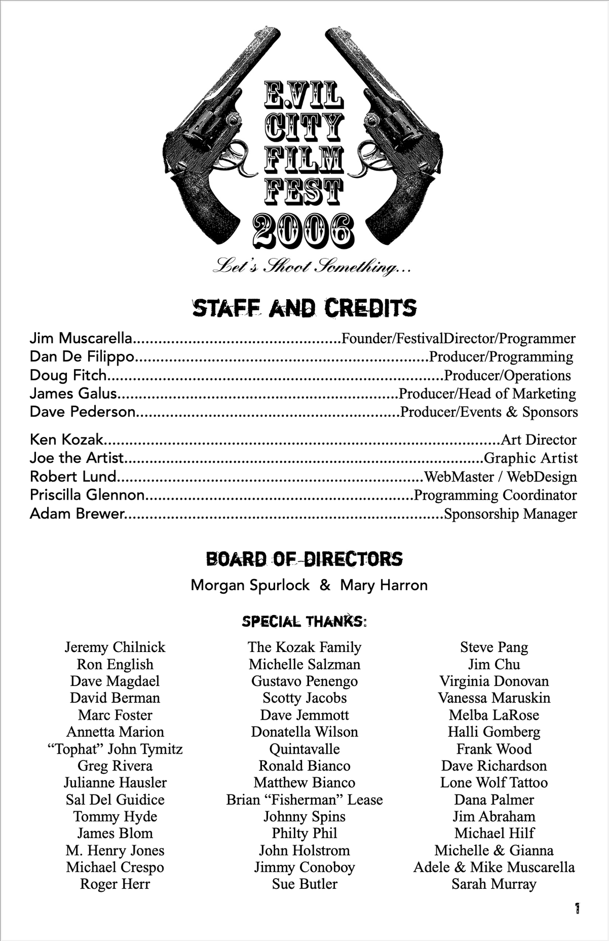 October 11 - 16, 2006 (No Paper Catalog)