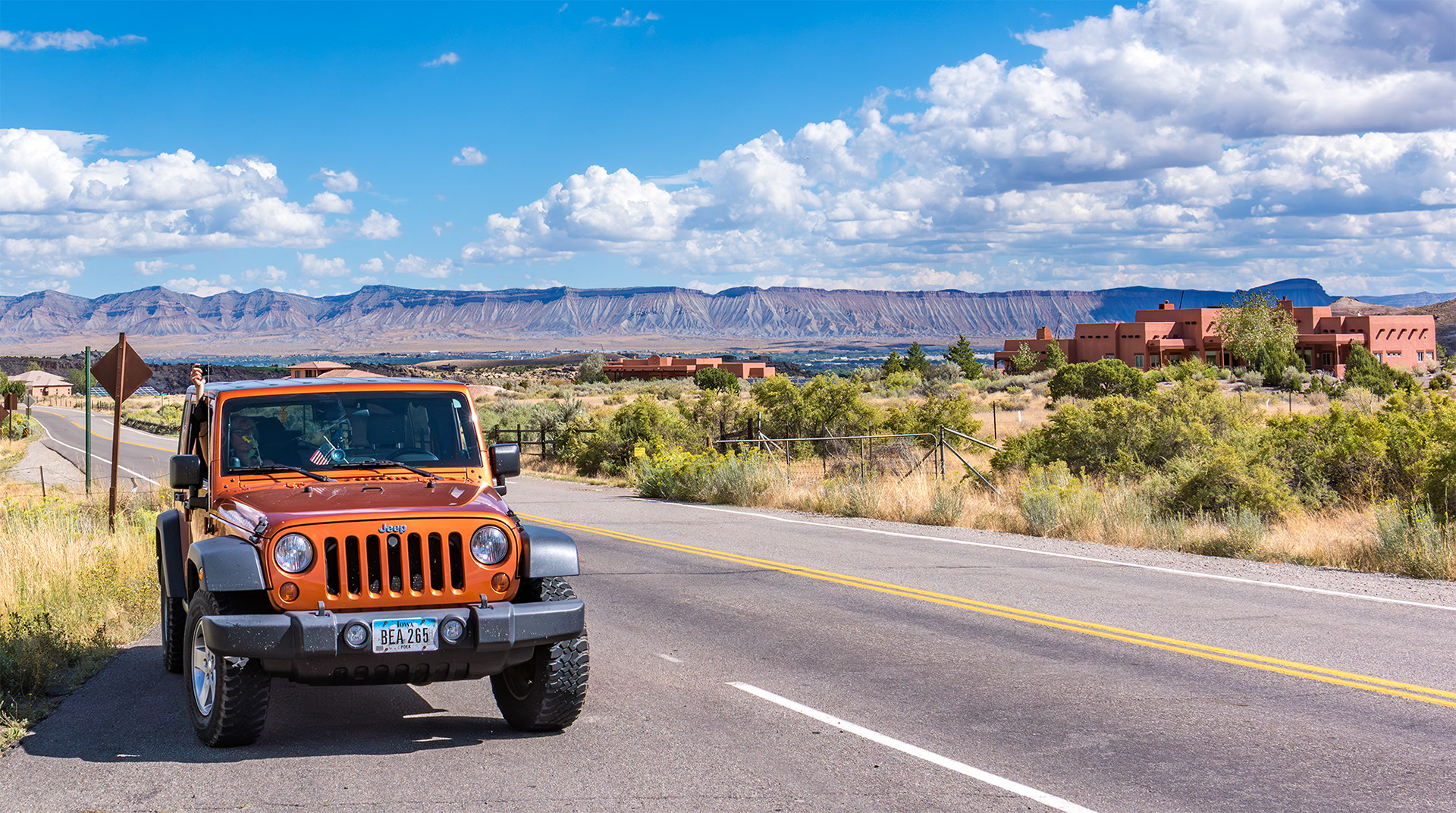 9/13/2016 - At entrance to Colorado National Monument, CO