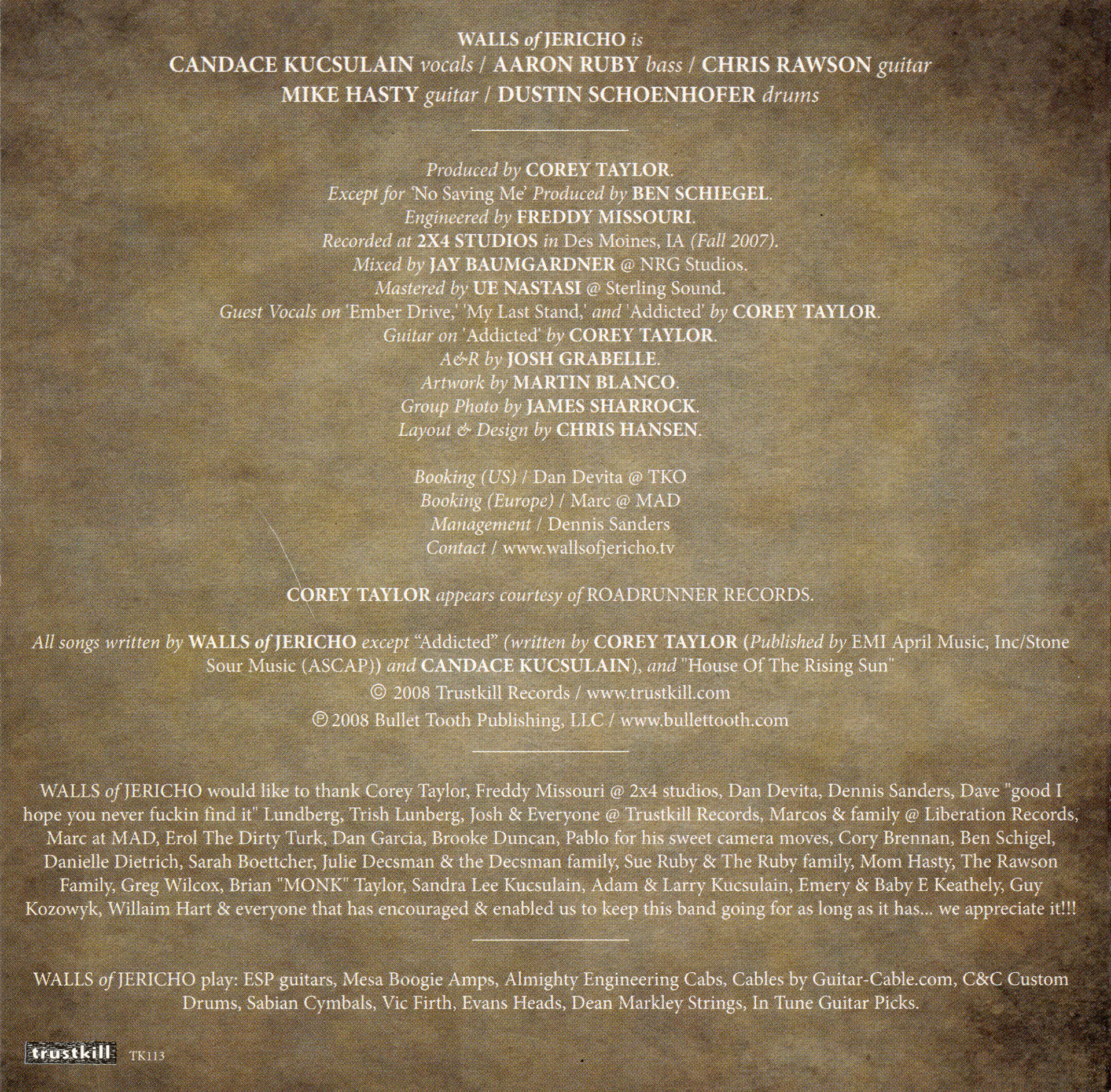 Back of book - I am in the credits show here.