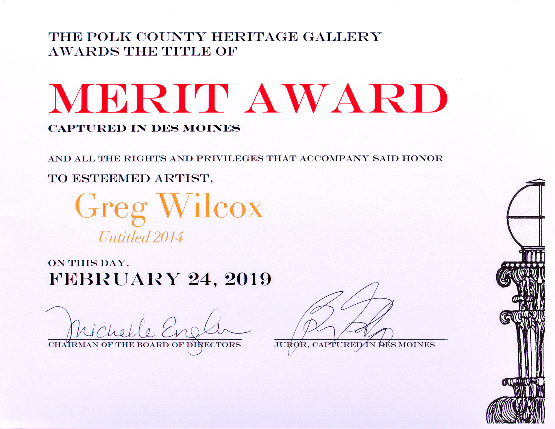 Feb 2019 - I received a $125 prize.