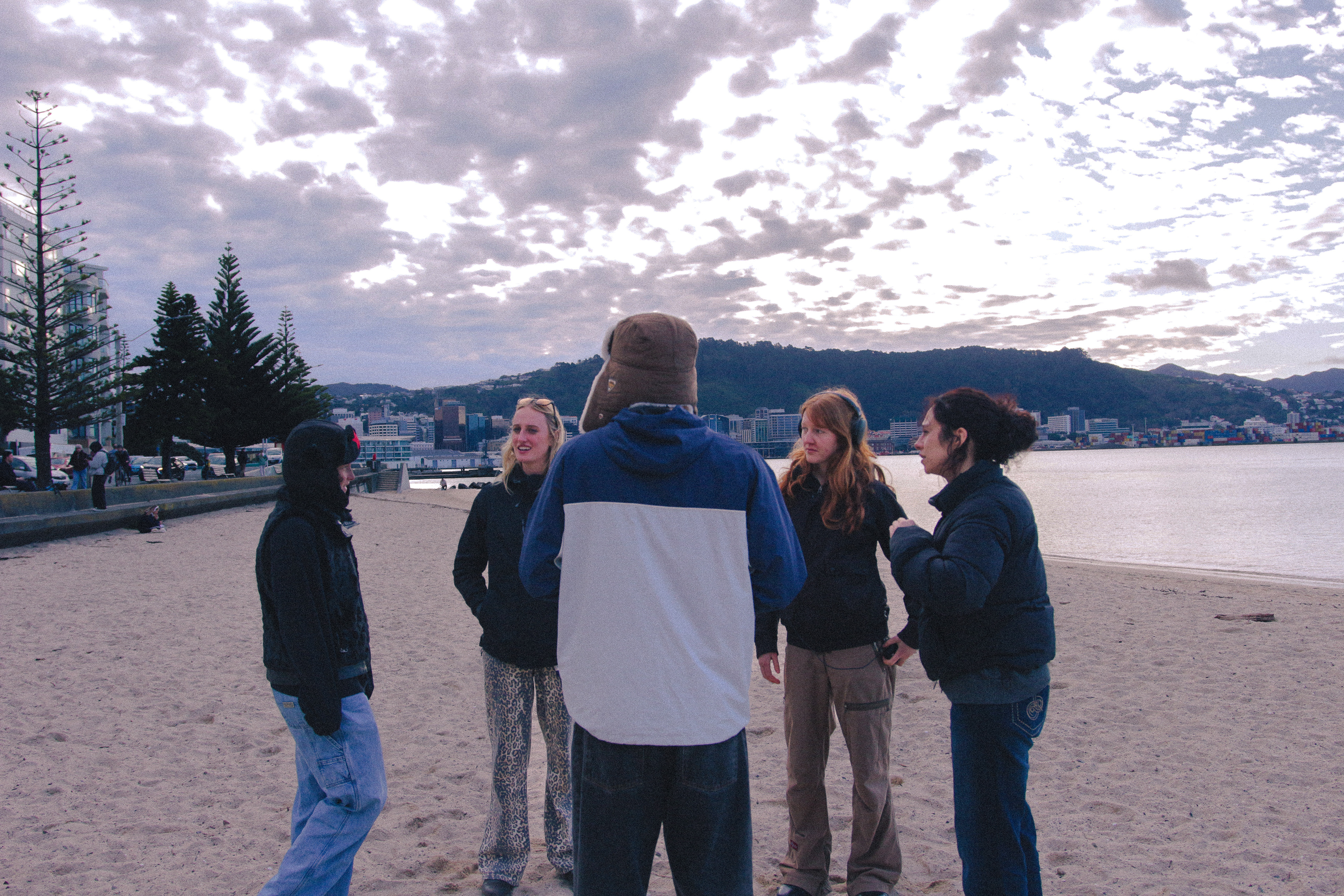 Working with actors on set