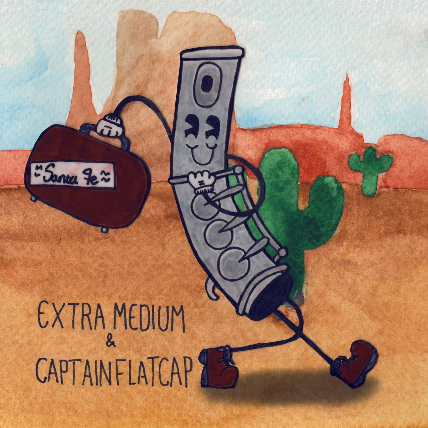 Taking inspiration from 1920s cartoons and infusing them with Wiley Coyote and 50's Americana postcards.