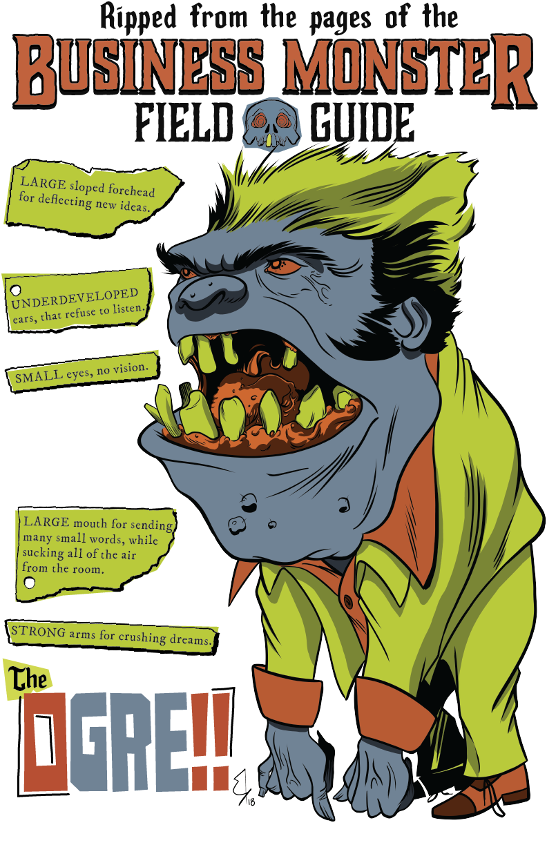 Low brow illustration for a t-shirt company.