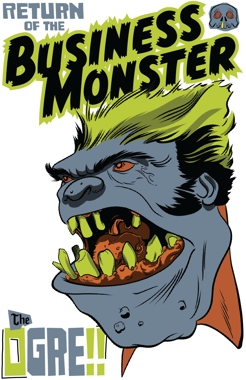 Low brow illustration for a t-shirt company.