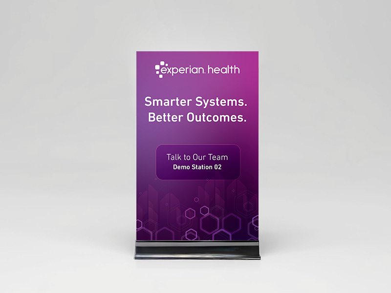 Table Sign, editable template