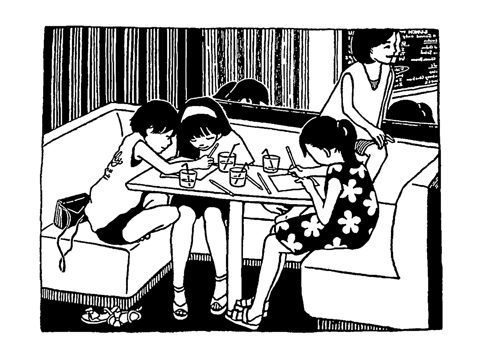ファミレスにて(2022)