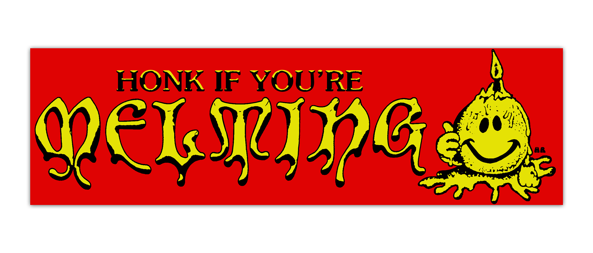 bumper sticker illustration for hrdware