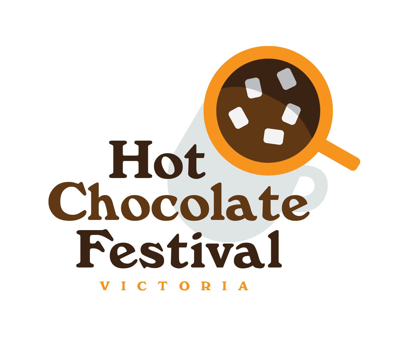 logo and branding for the victoria hot chocolate festival