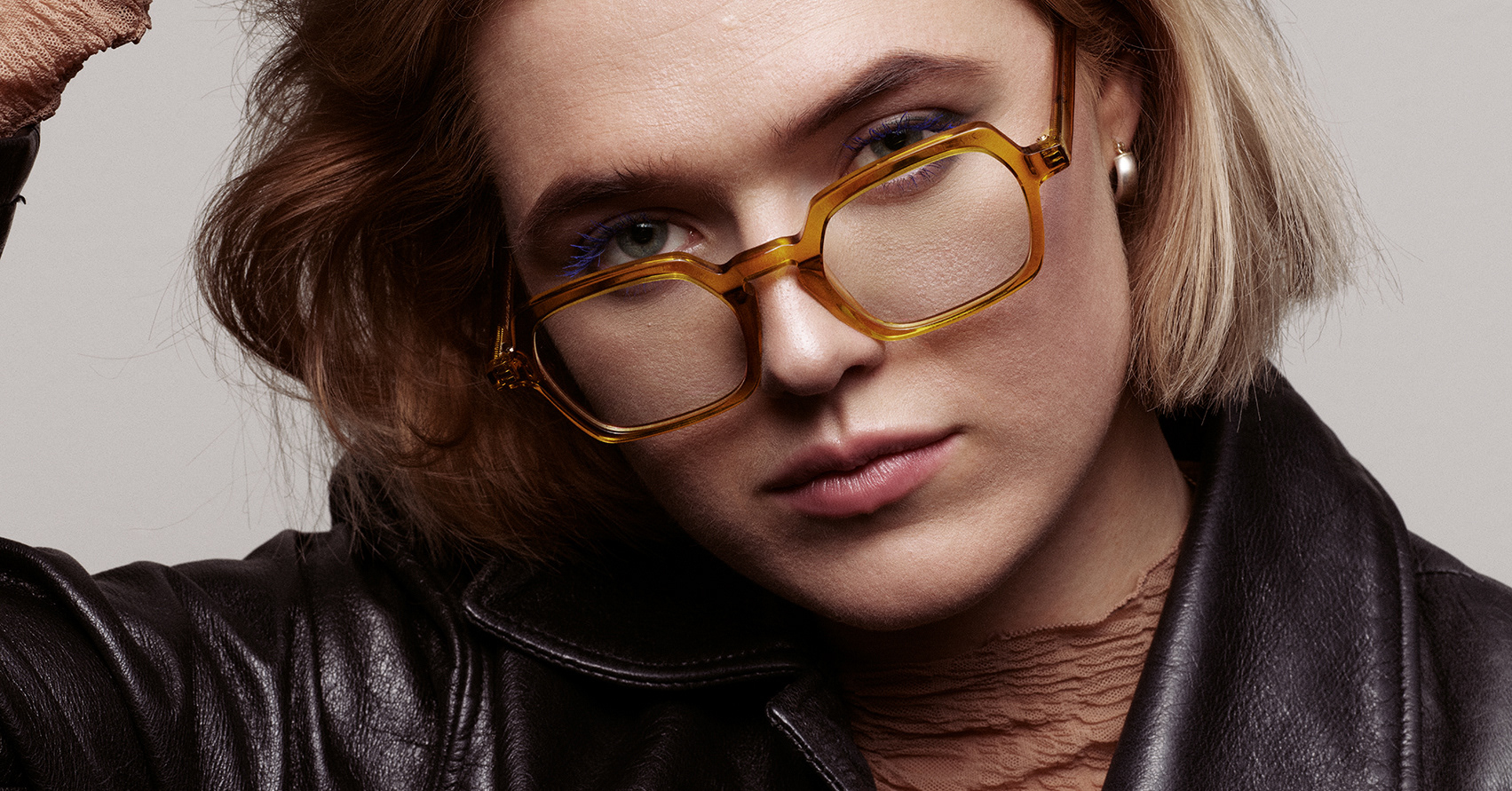 Model Linnea Guttelvik, Vasuma Eyewear, Retouch by Emil Karlsson