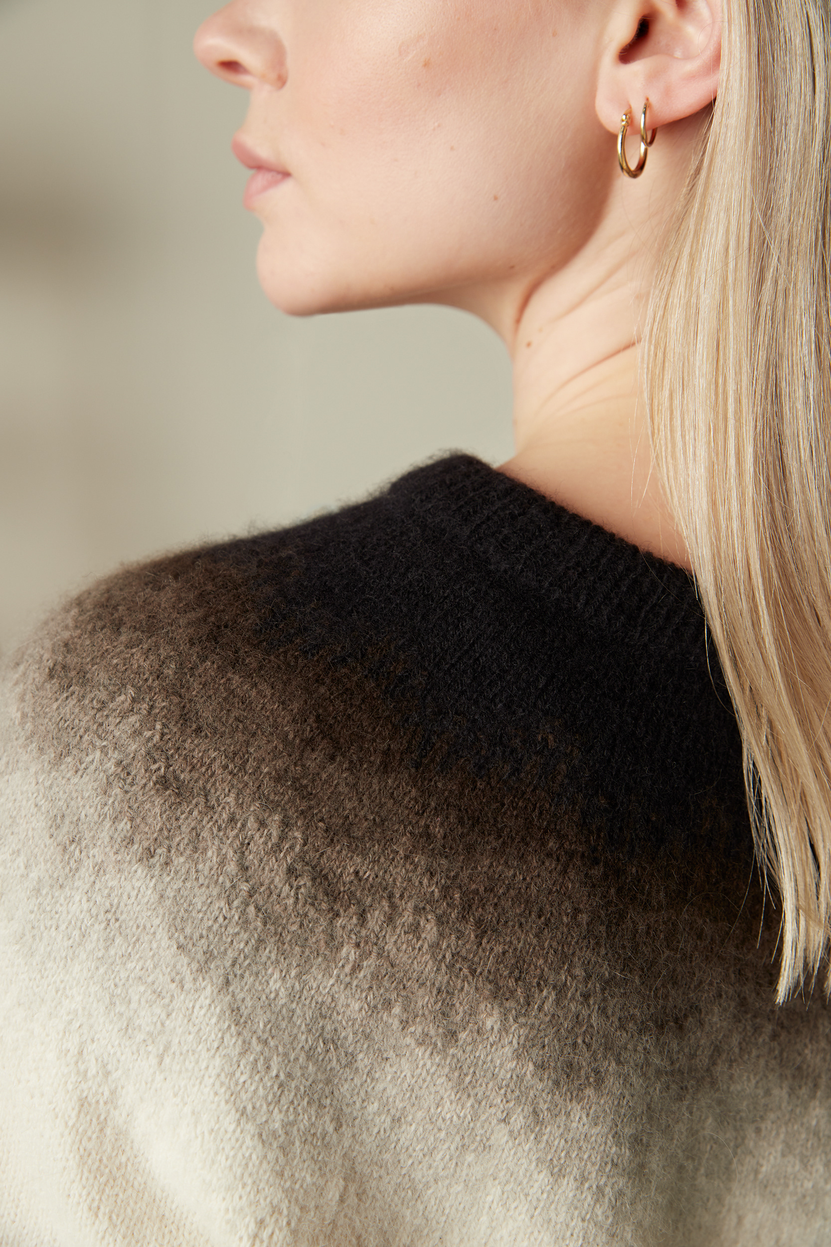 Model Christel Nielsen, Chaleca Knitwear, Retouch Hanna Westberg