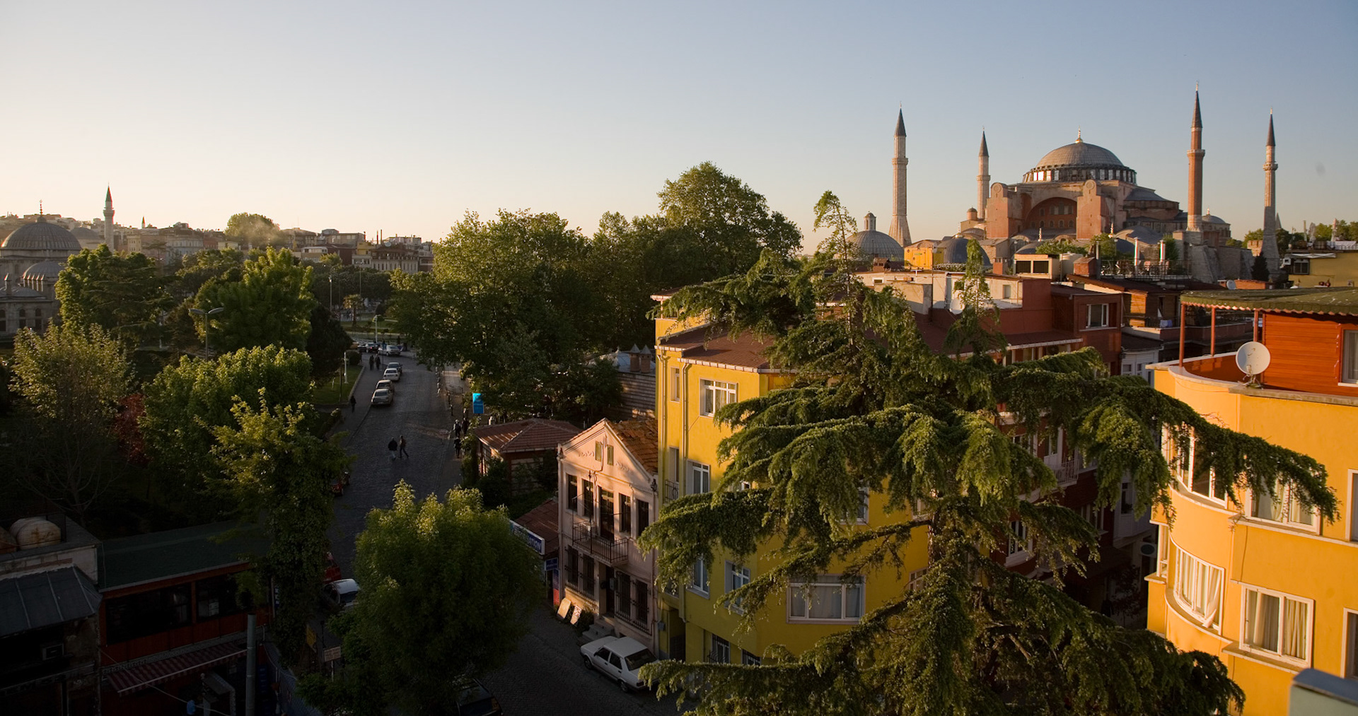A view of Istanbul with the Haghia Sophia in the background (Digital)
